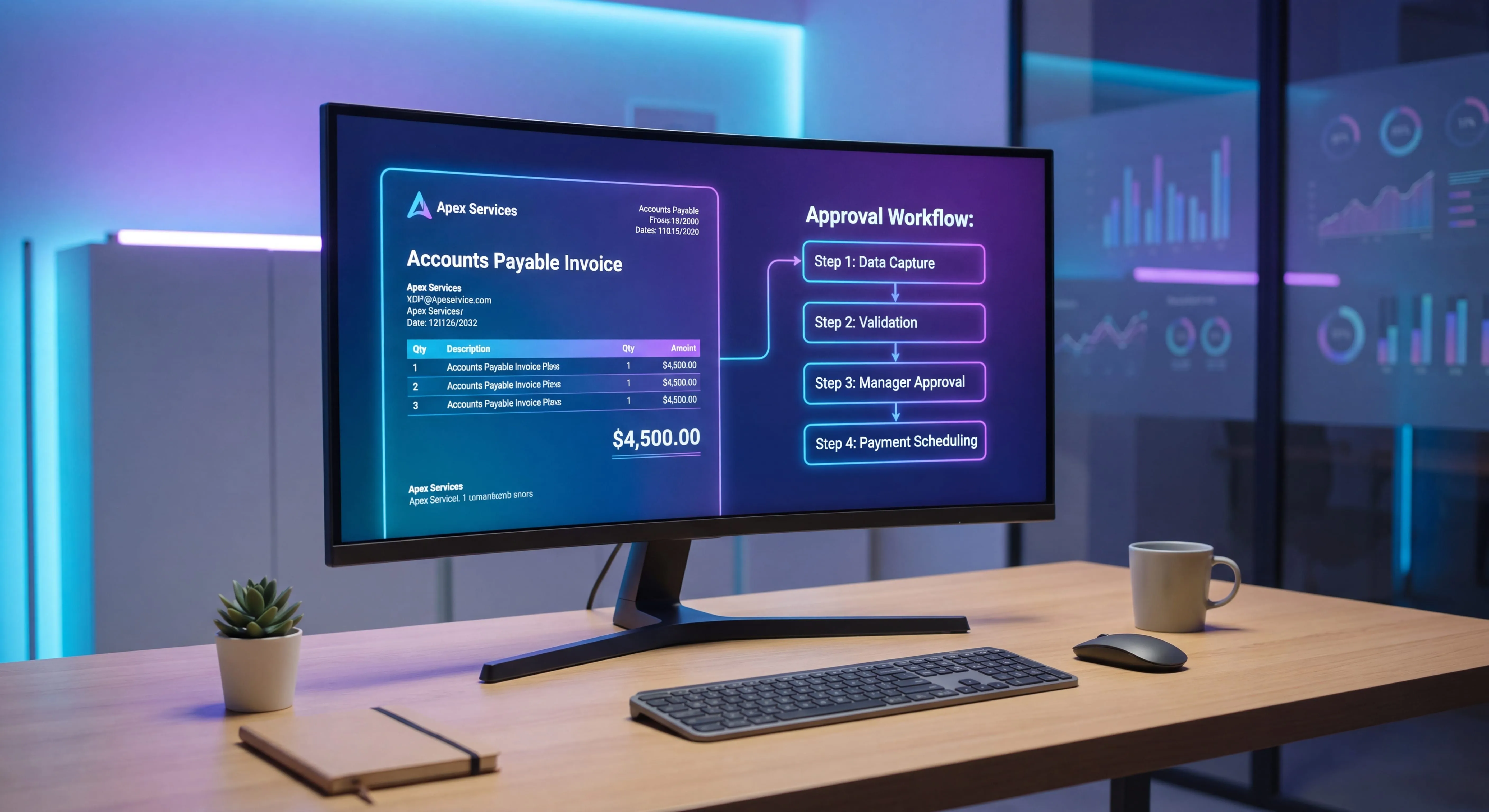 Invoice processing workflow steps from receipt to payment for accounts payable teams