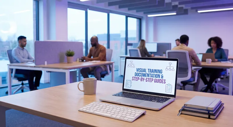 Modern training documentation best practices with visual guides and step-by-step instructions