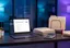 Vendor onboarding process checklist on a laptop with W-9 tax forms, banking details, and supplier approval paperwork on a finance ops desk