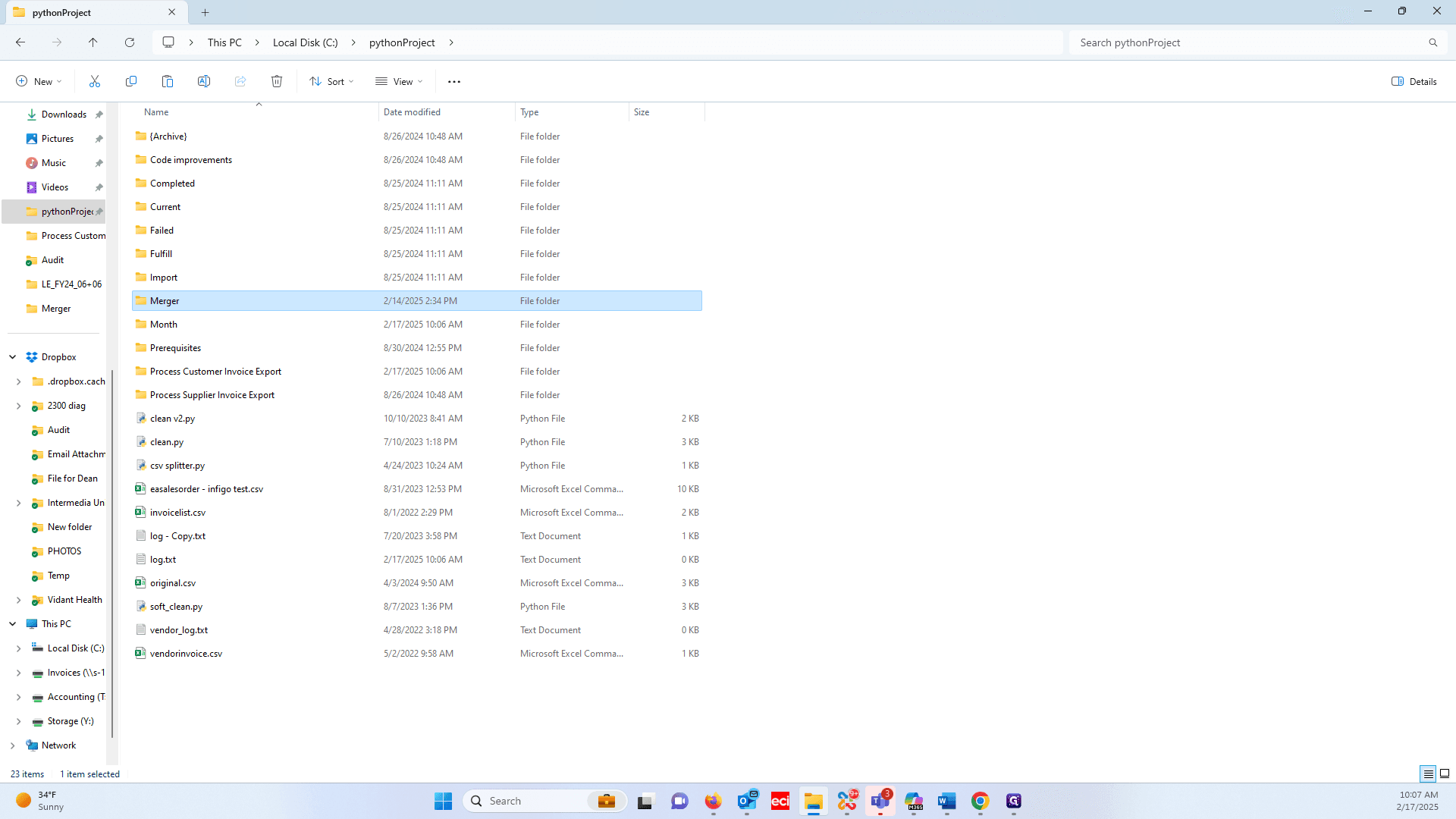 Step #13: Double-click on "Merger"