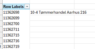 Step #17: The name from the 2nd column will be pulled through.