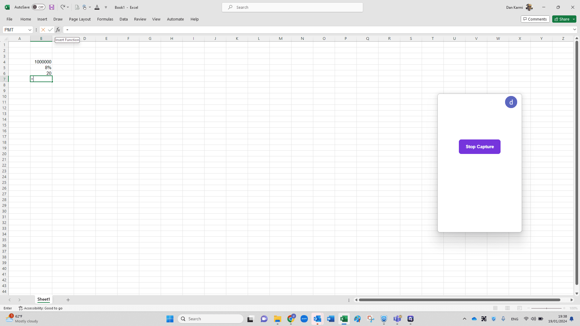 Step #9: Click "fx"