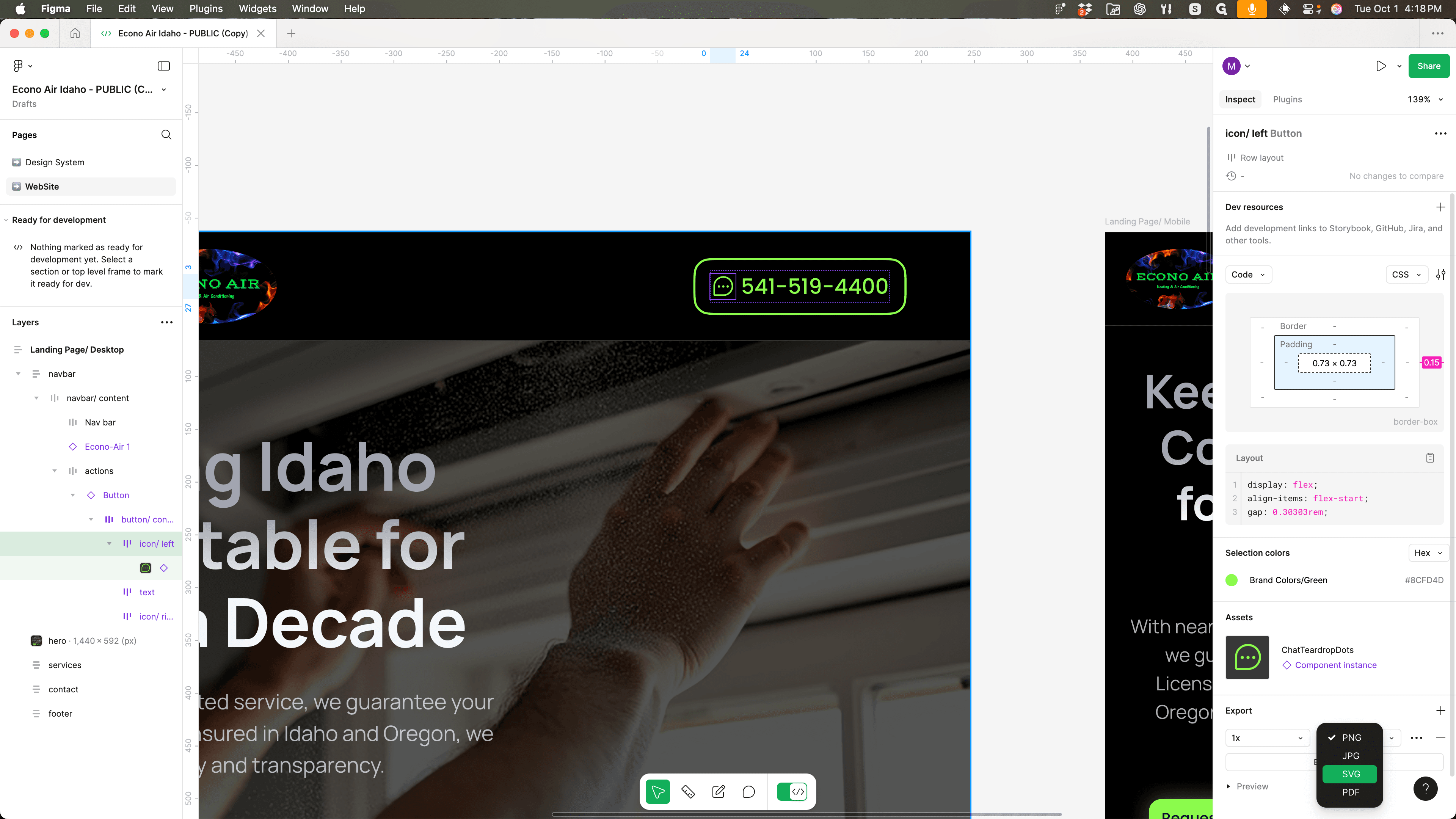 Step #12: Click on "SVG"