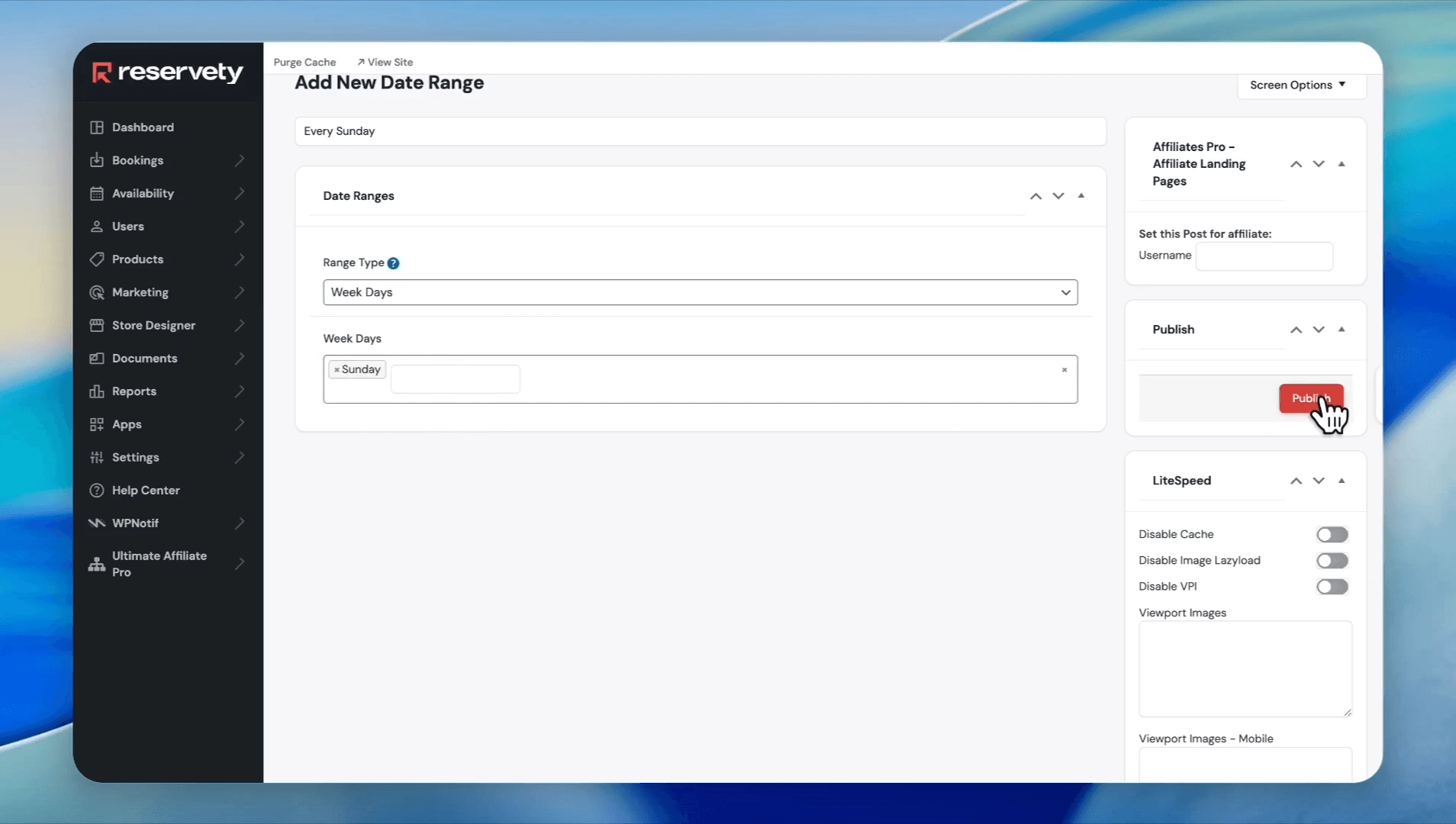 Step #24: Click Publish
