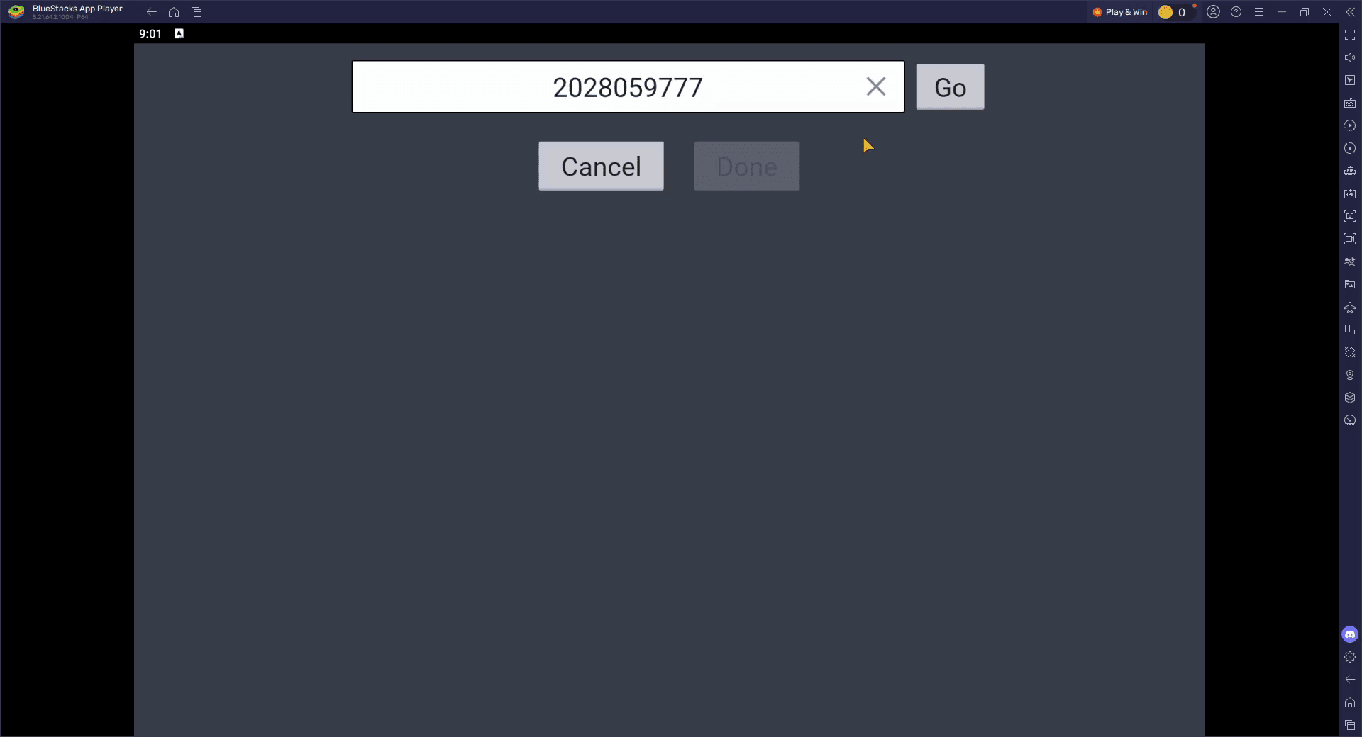 Step #5: Click the Go button.