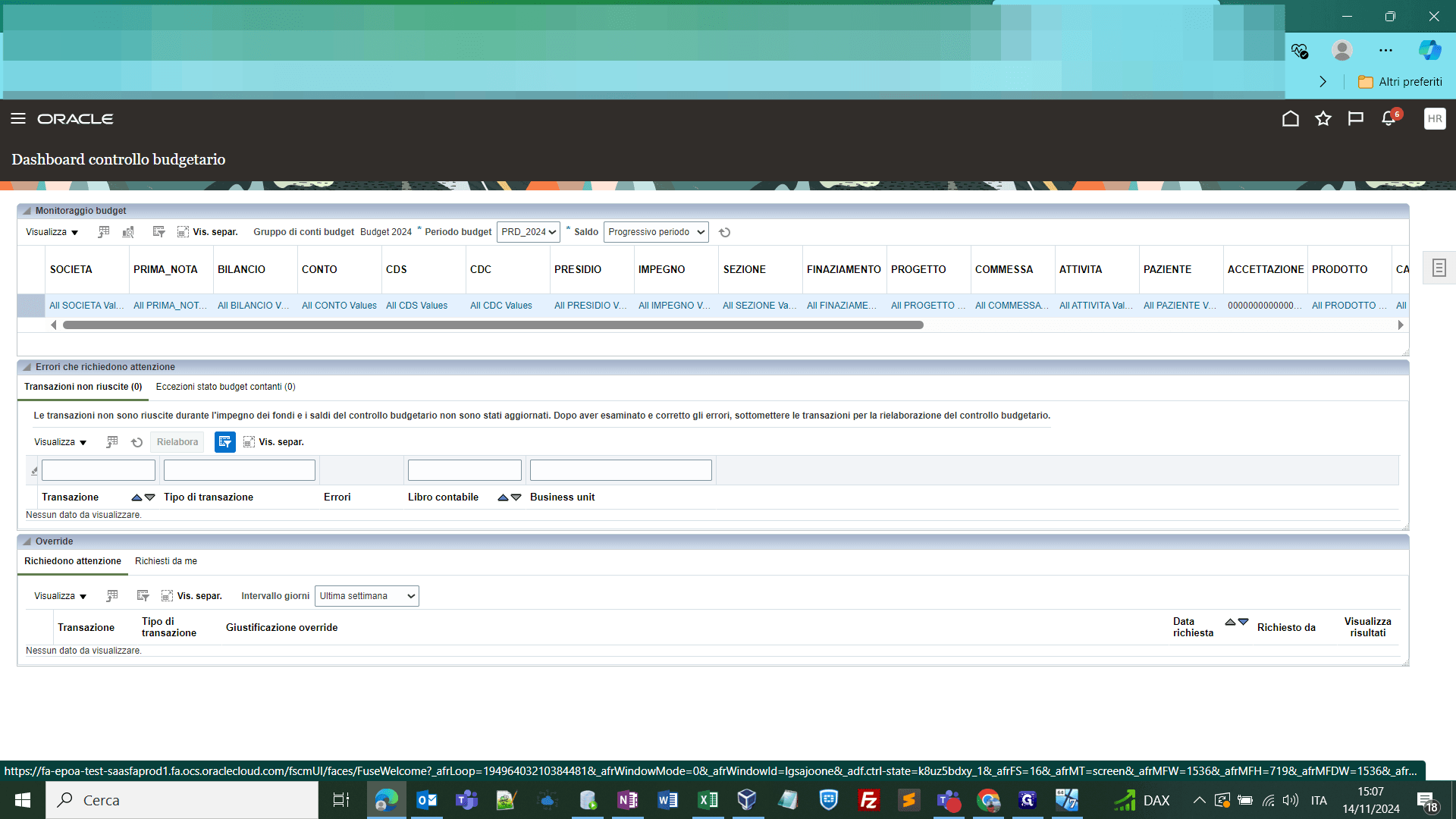 Step #4: Aprire i task laterali