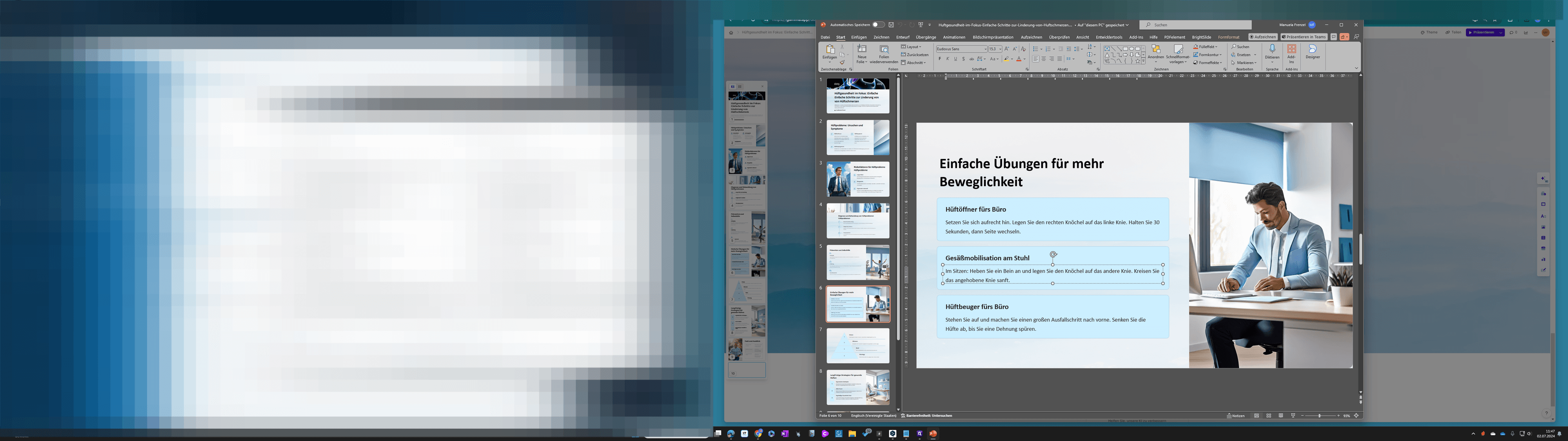 Step #63: Klicken Sie einfach auf die Elemente: Text, Bild, Video usw.