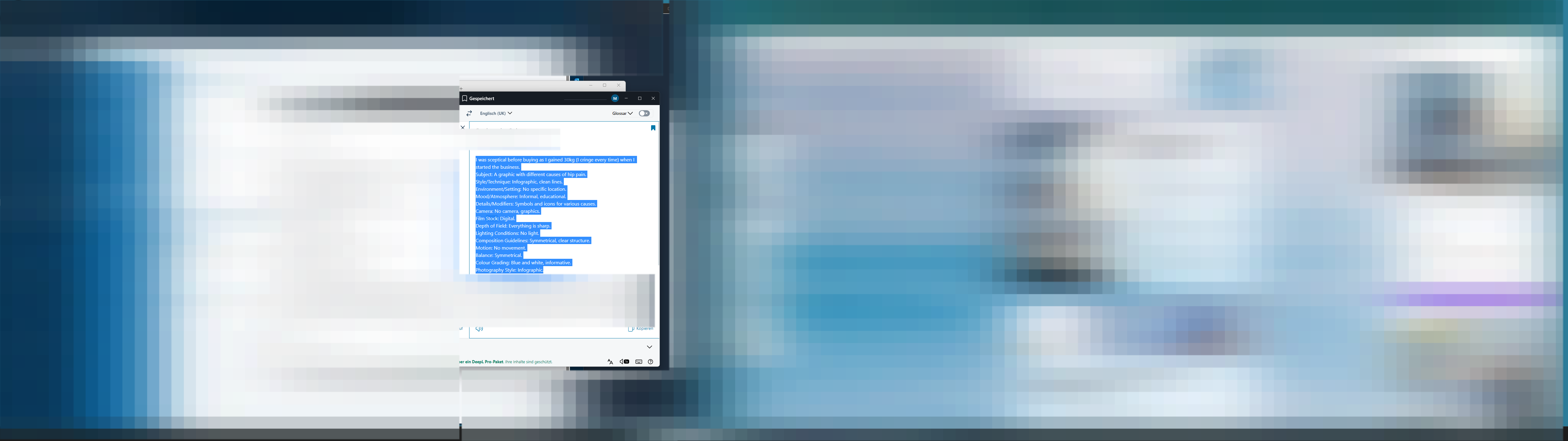 Step #43: Bildprompt als Vorlage kopieren.
