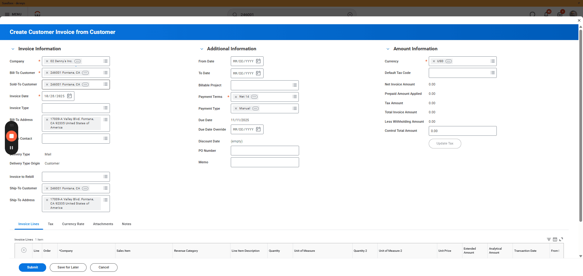 Step #7: Click here to ensure customer is correct