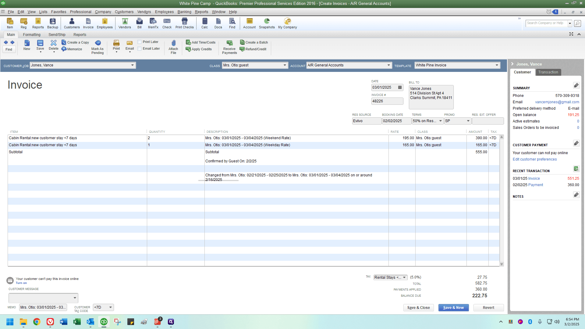 Step #19: Look at the quantities...