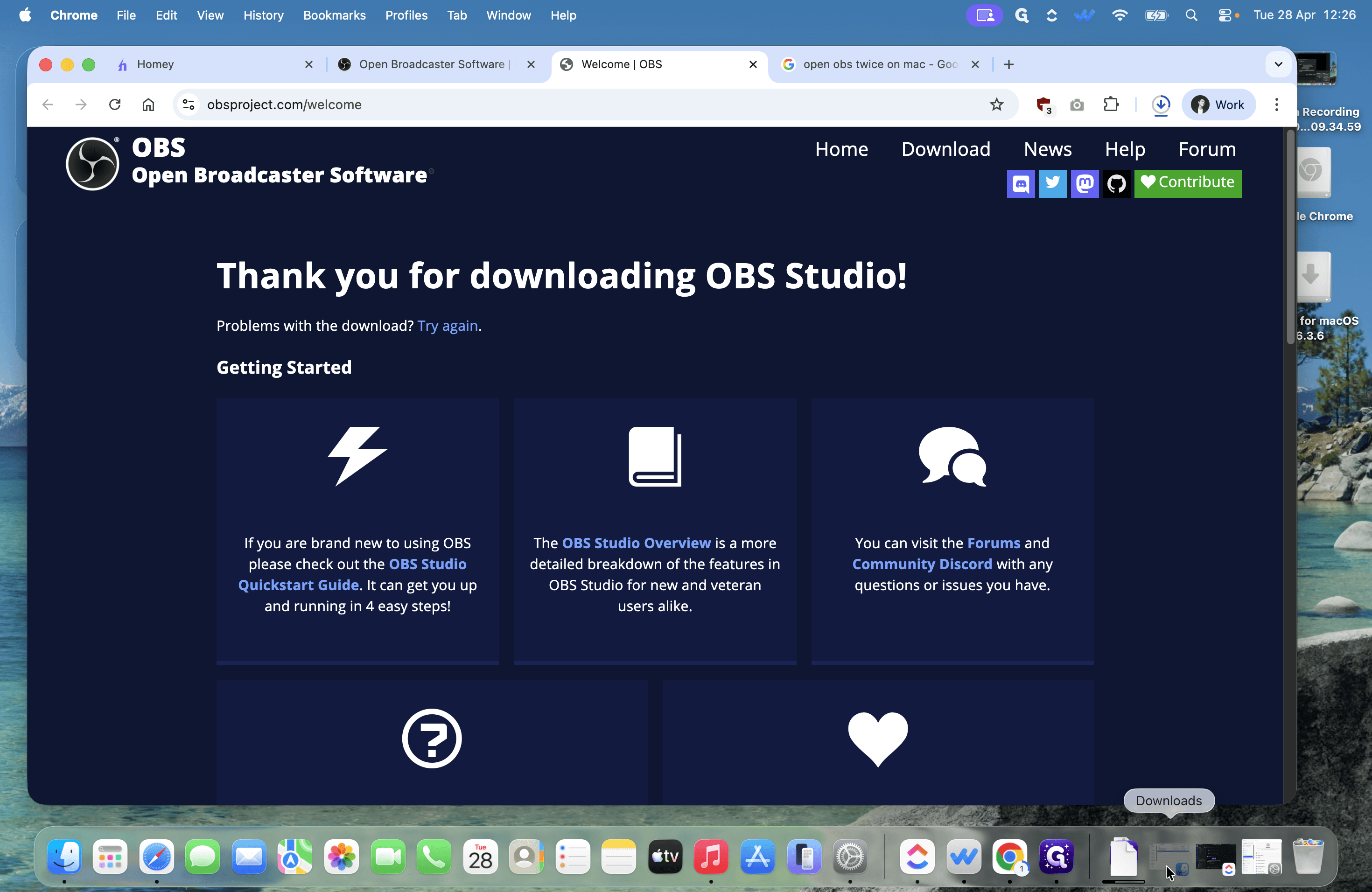 Step #3: Open your Downloads folder and click the downloaded installer file.