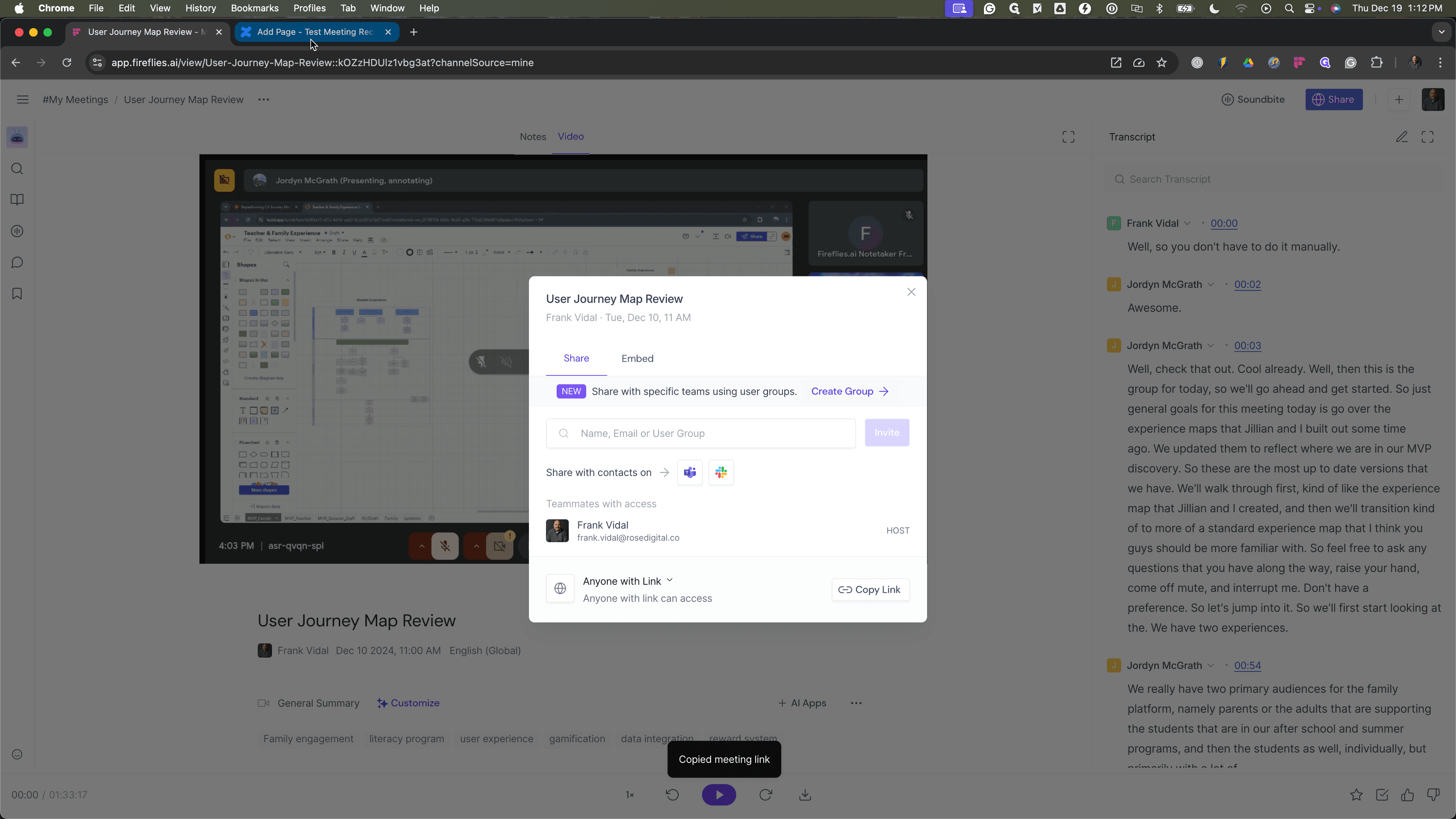 Step #15: Return to your meeting recap page in Confluence