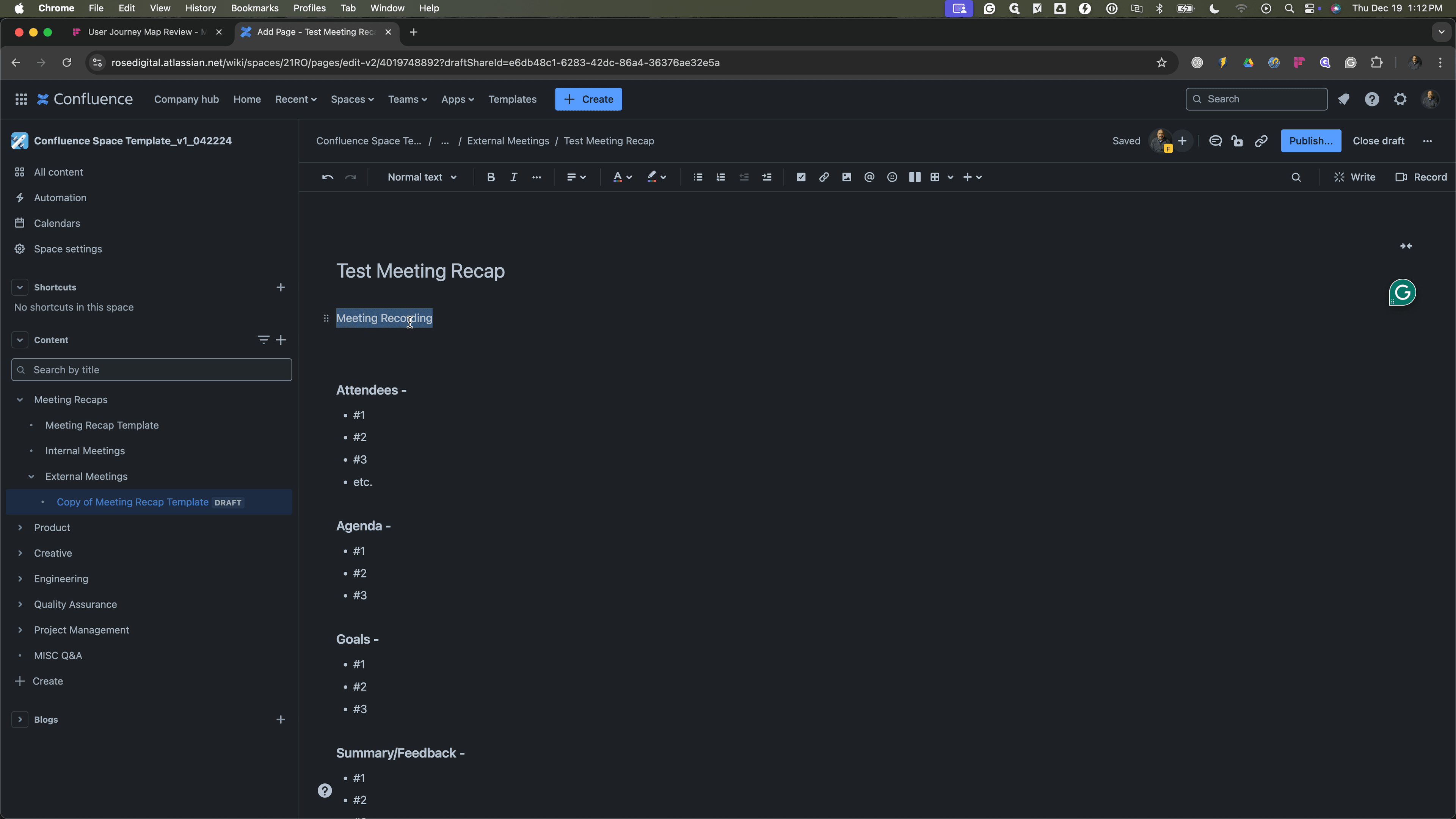 Step #16: Double-click on "Meeting Recording"