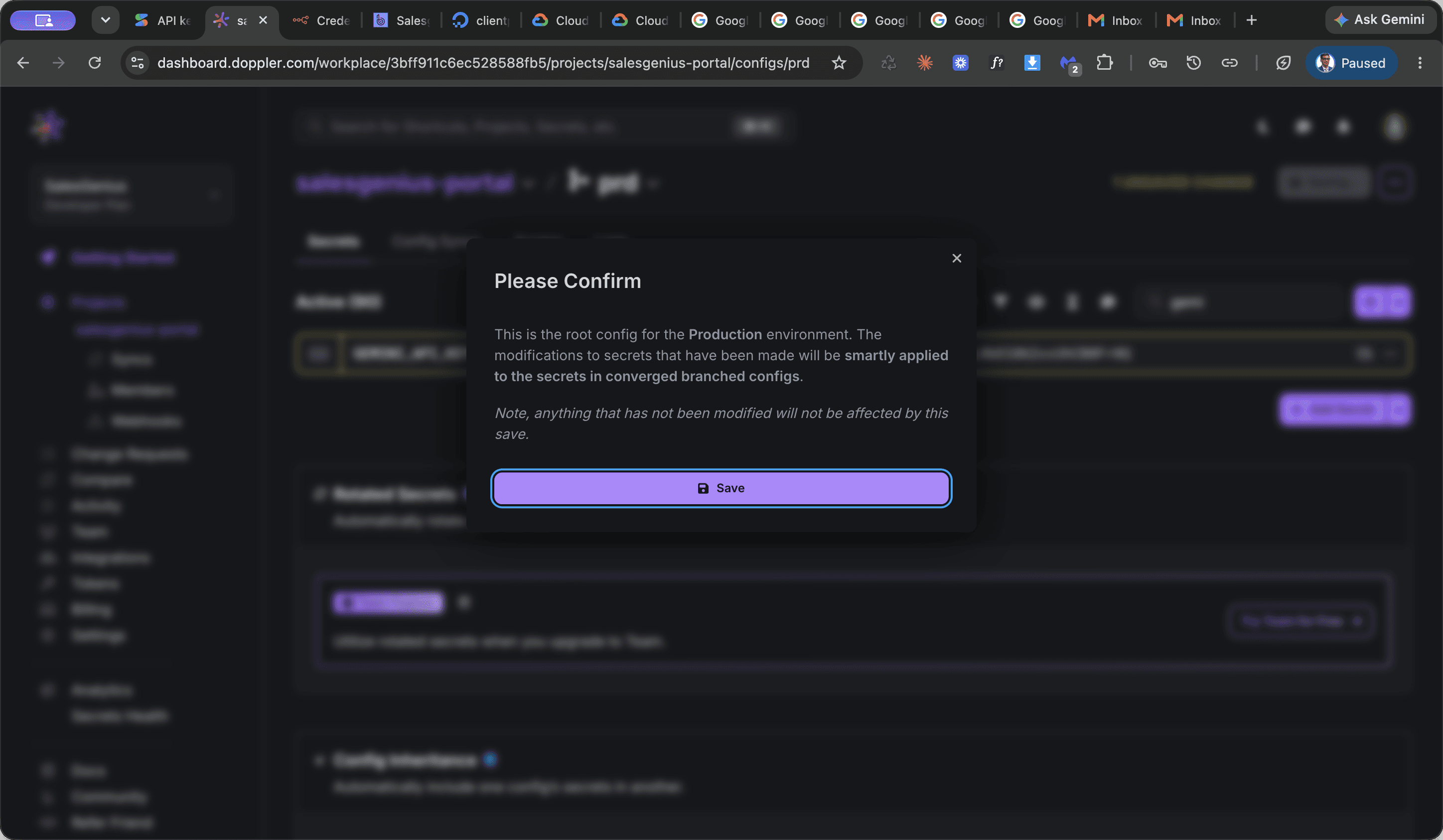 Step #17: Click Save again on the confirmation modal to apply the changes.