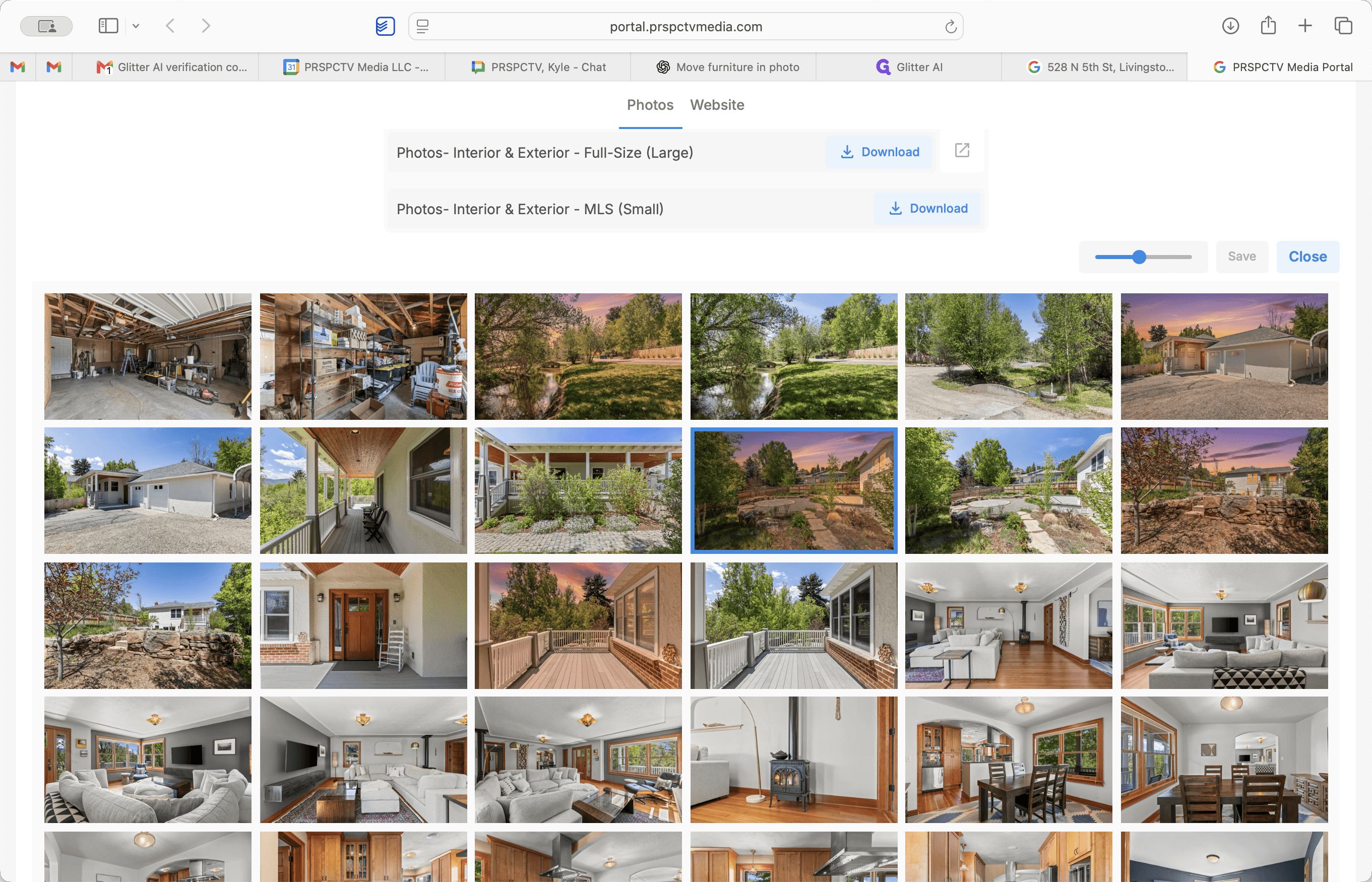 Step #2: Click once on the specific photo you want to move to select it. The photo will be highlighted with a blue border.