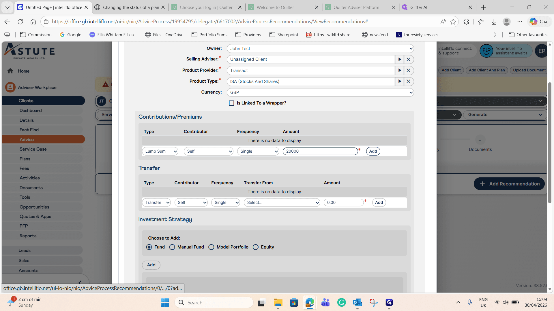 Step #16: Click Add to log the contribution.