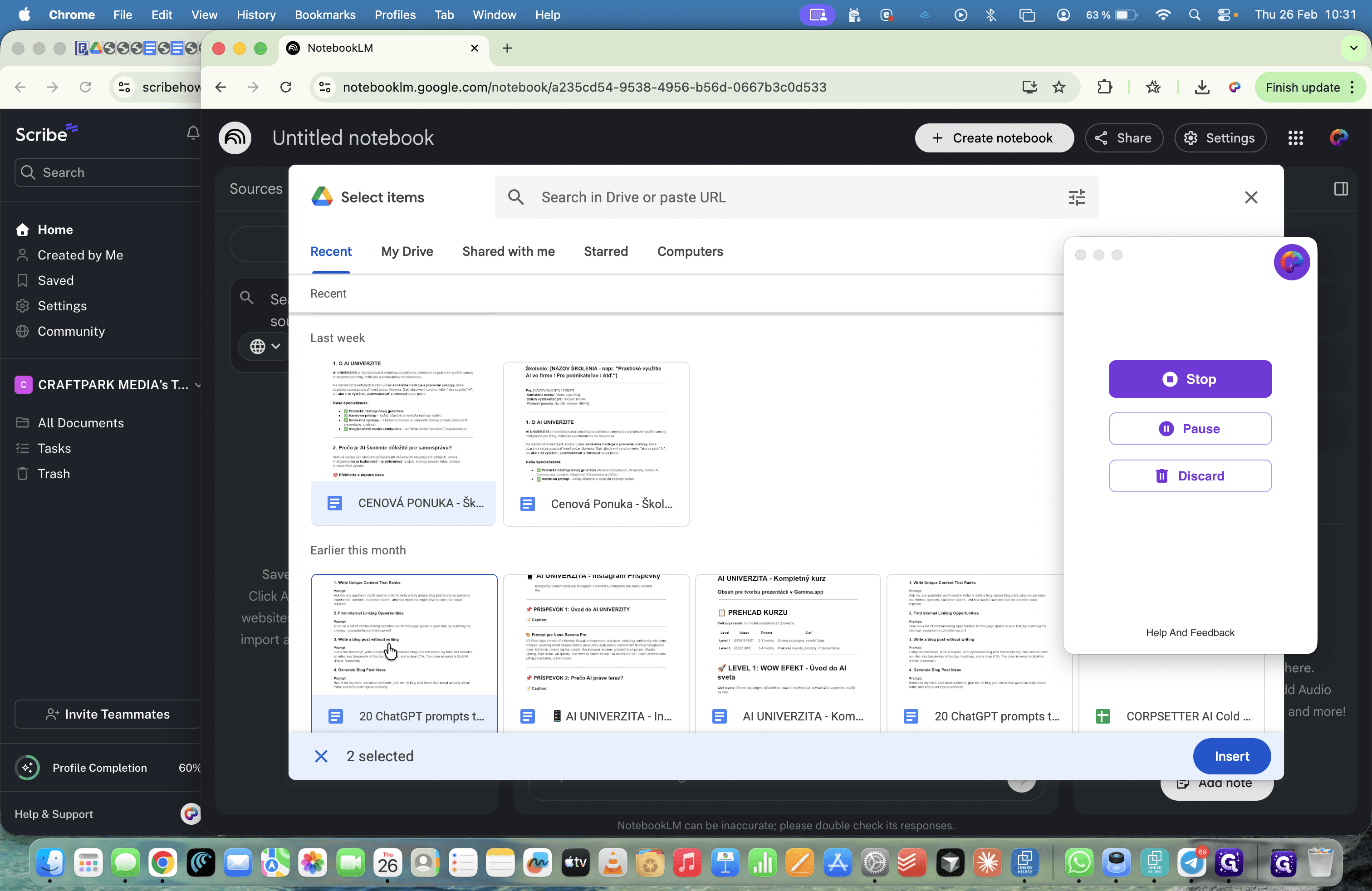 Step #5: Kliknite na "post without writing"