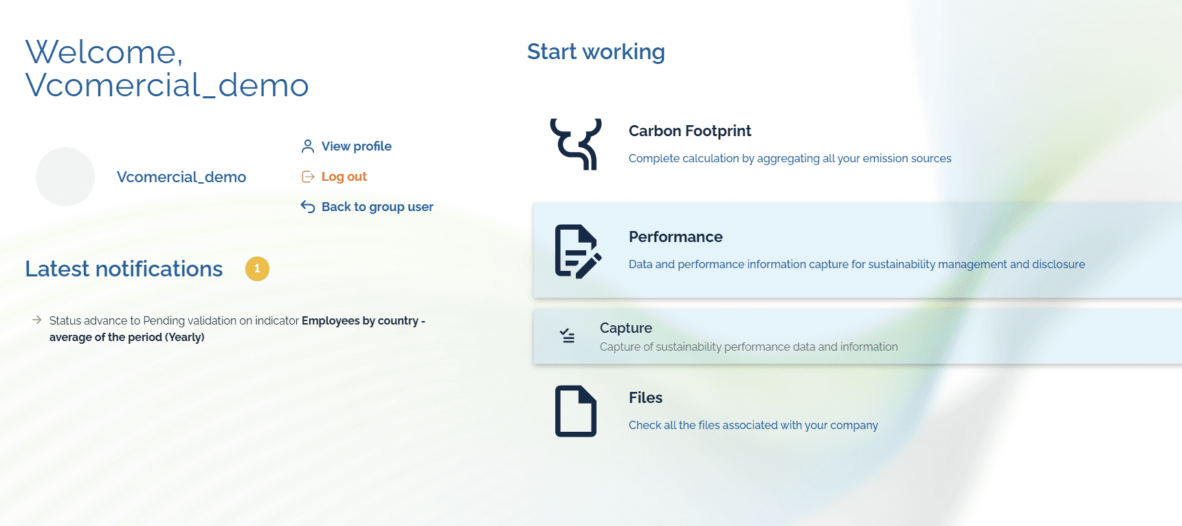 Step #1: Click "Performance" and then "Capture" to enter.