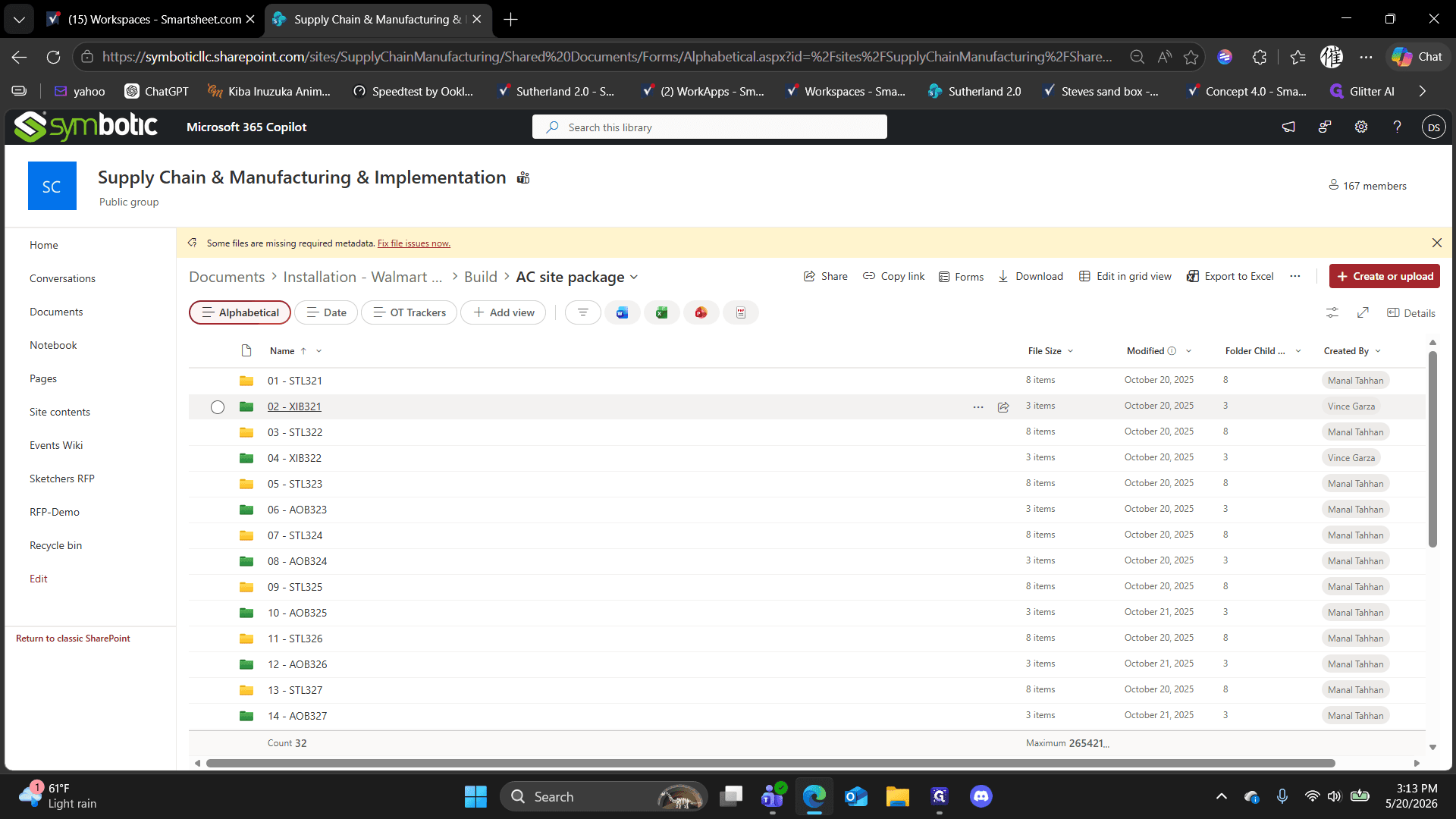 Step #3: Select your specific cell folder, such as 02 - XIB321.