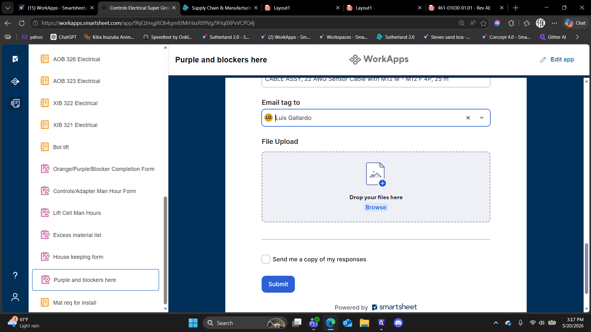 Step #22: Click Browse in the File Upload section.