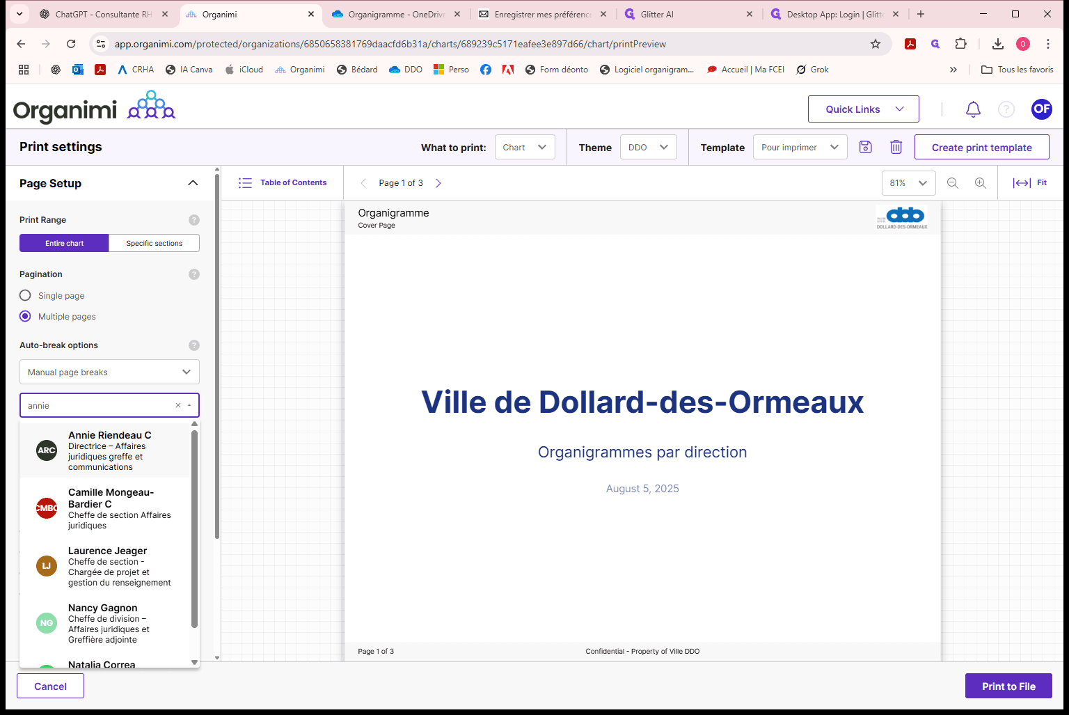 Step #20: Cliquez sur "Annie Riendeau C"