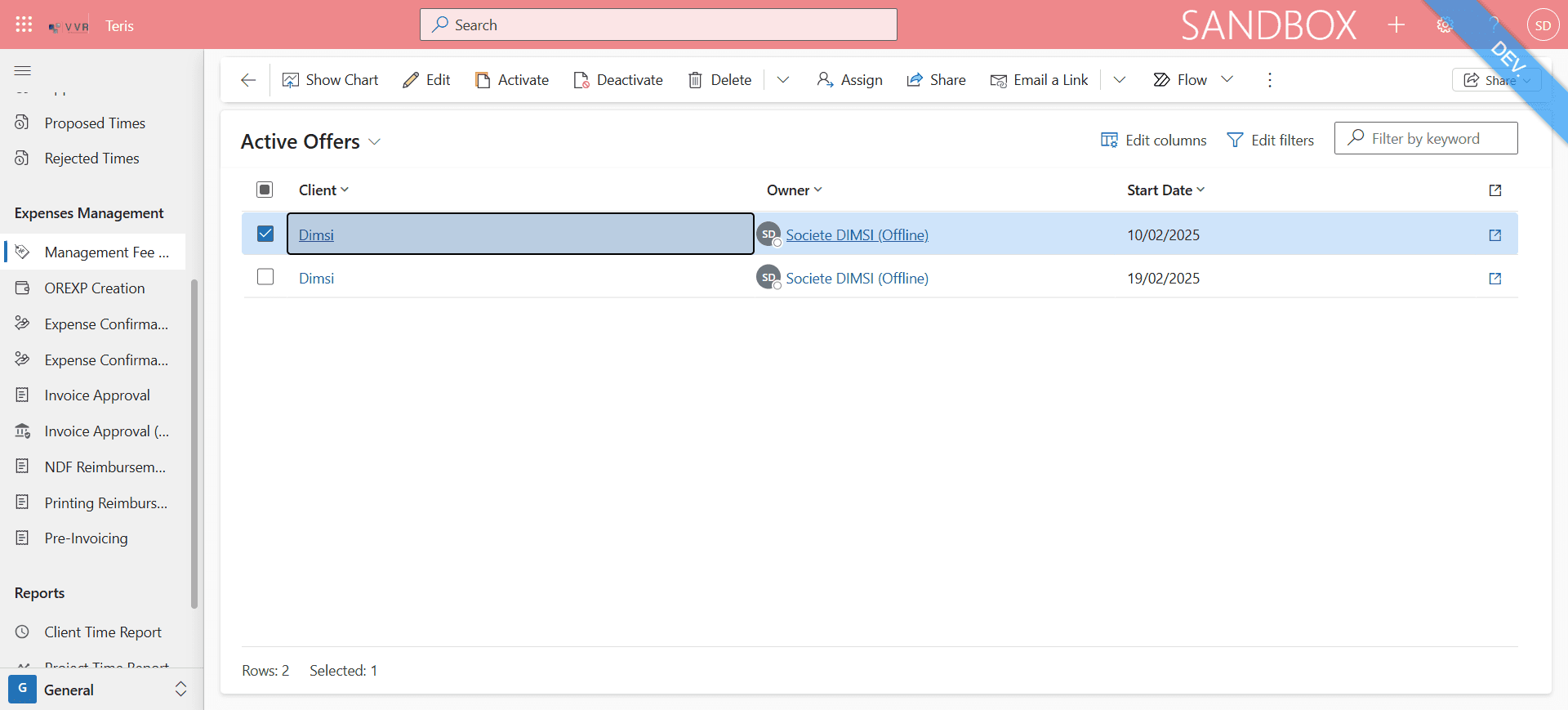 Step #3: Click on the entry, the first for example