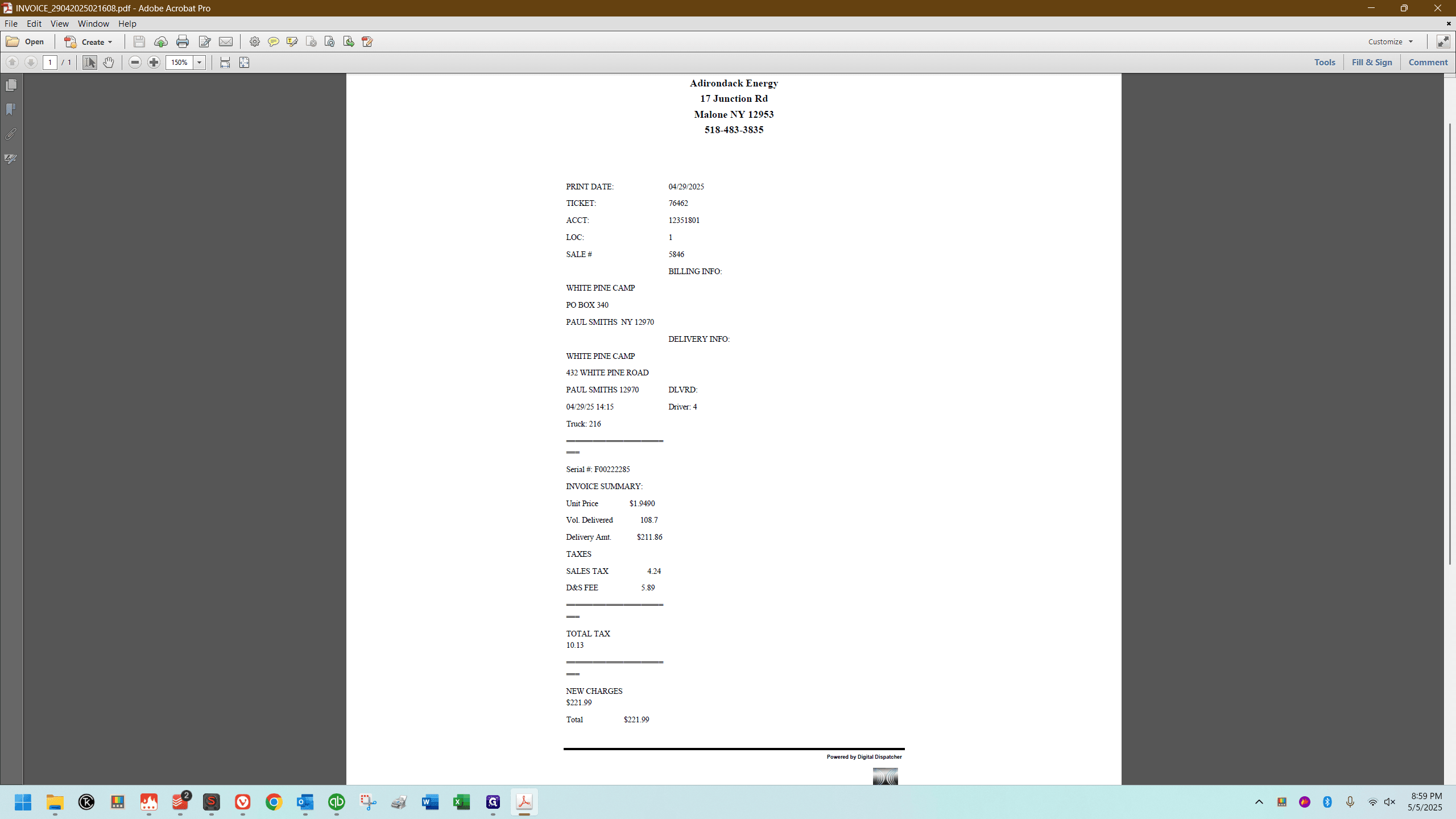 Step #3: Click on "04/29/2025"