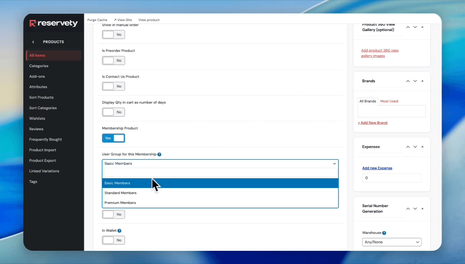 Step #16: From the dropdown menu, assign the appropriate User Group (e.g., Basic Members).