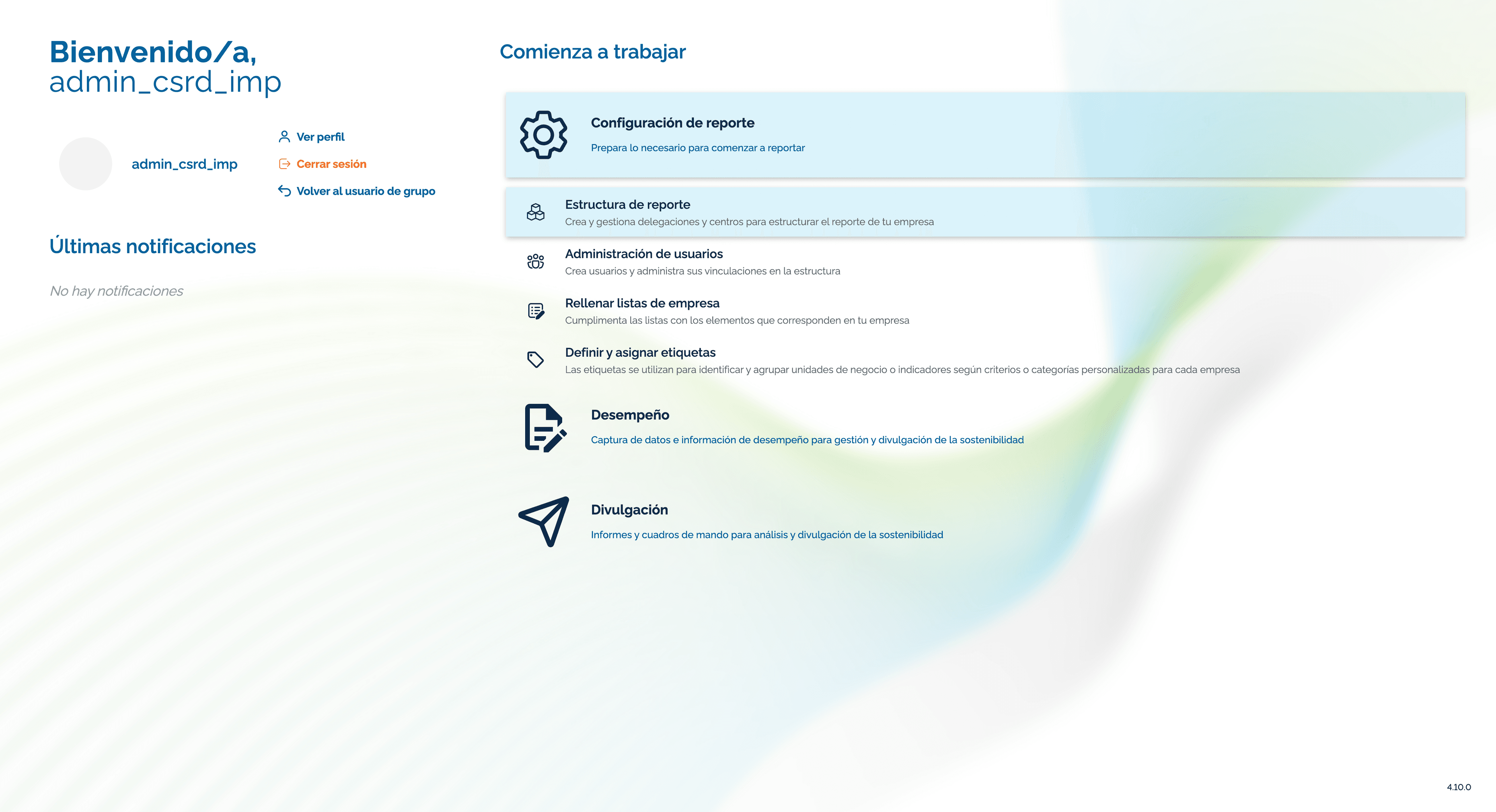 Step #6: Hagan clic en "Crea y gestiona delegaciones y centros para estructurar"