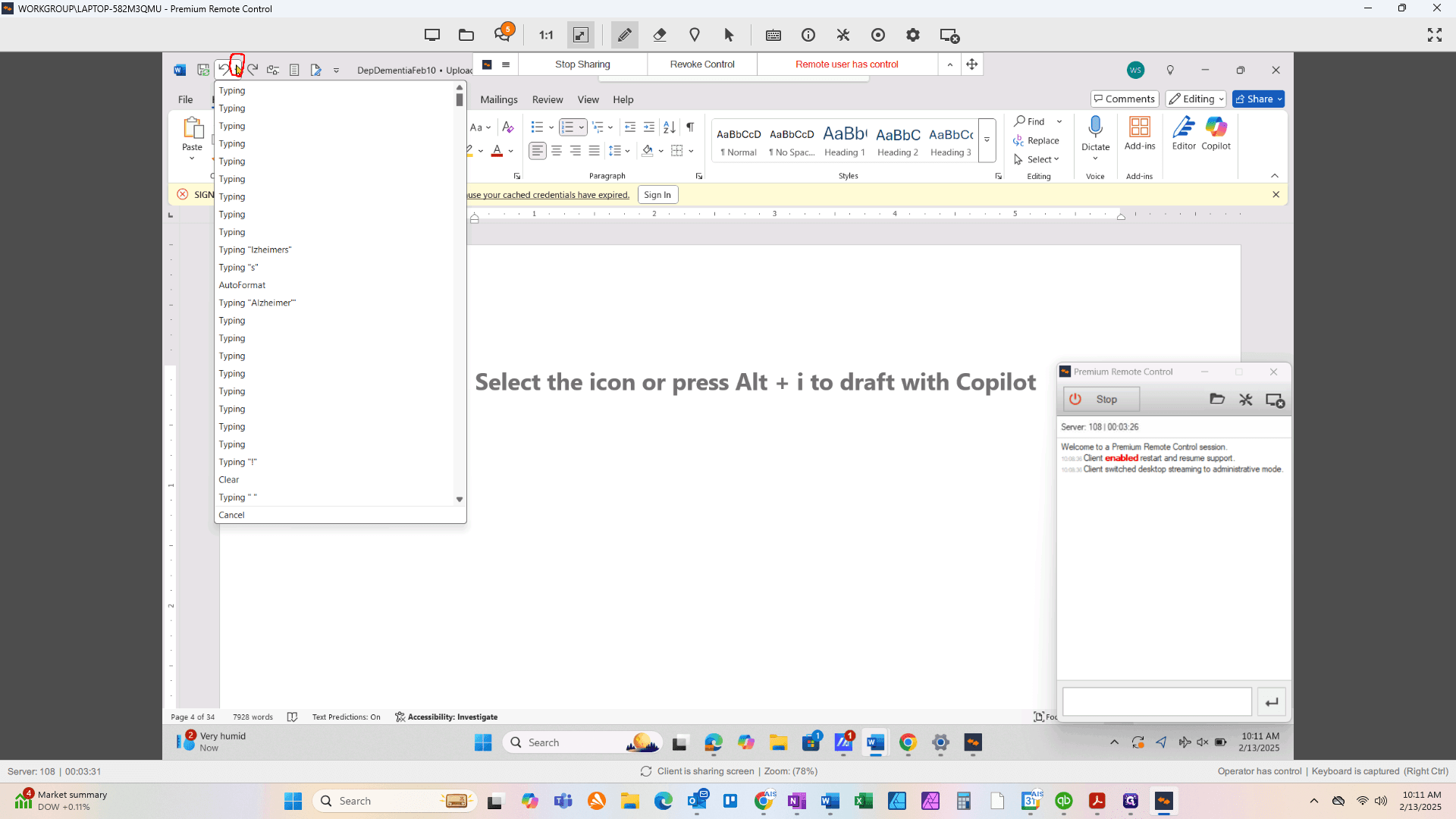 Step #2: Now you are going o scroll through the history, looking for a Delete or Clear