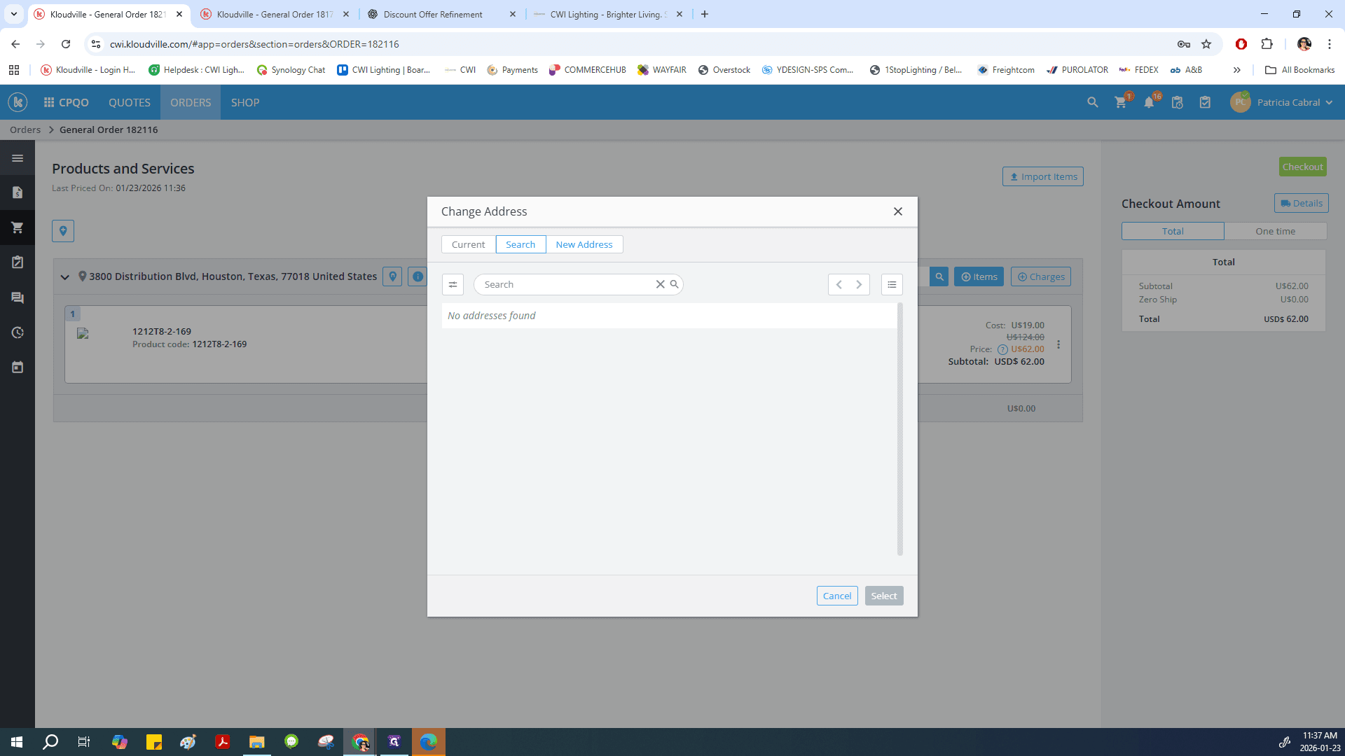 Step #24: Click on "New Address"