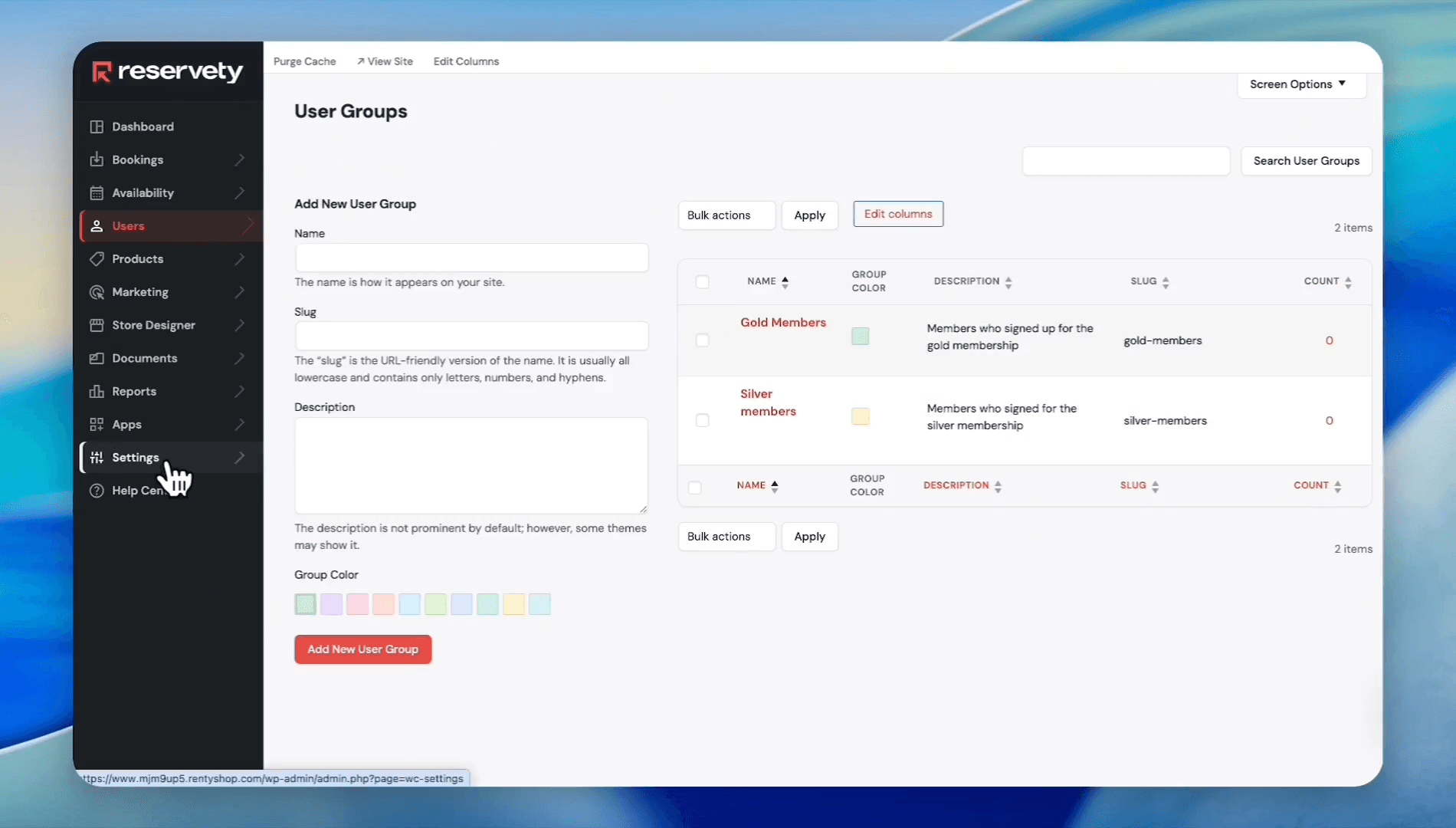 Step #5: Click Settings