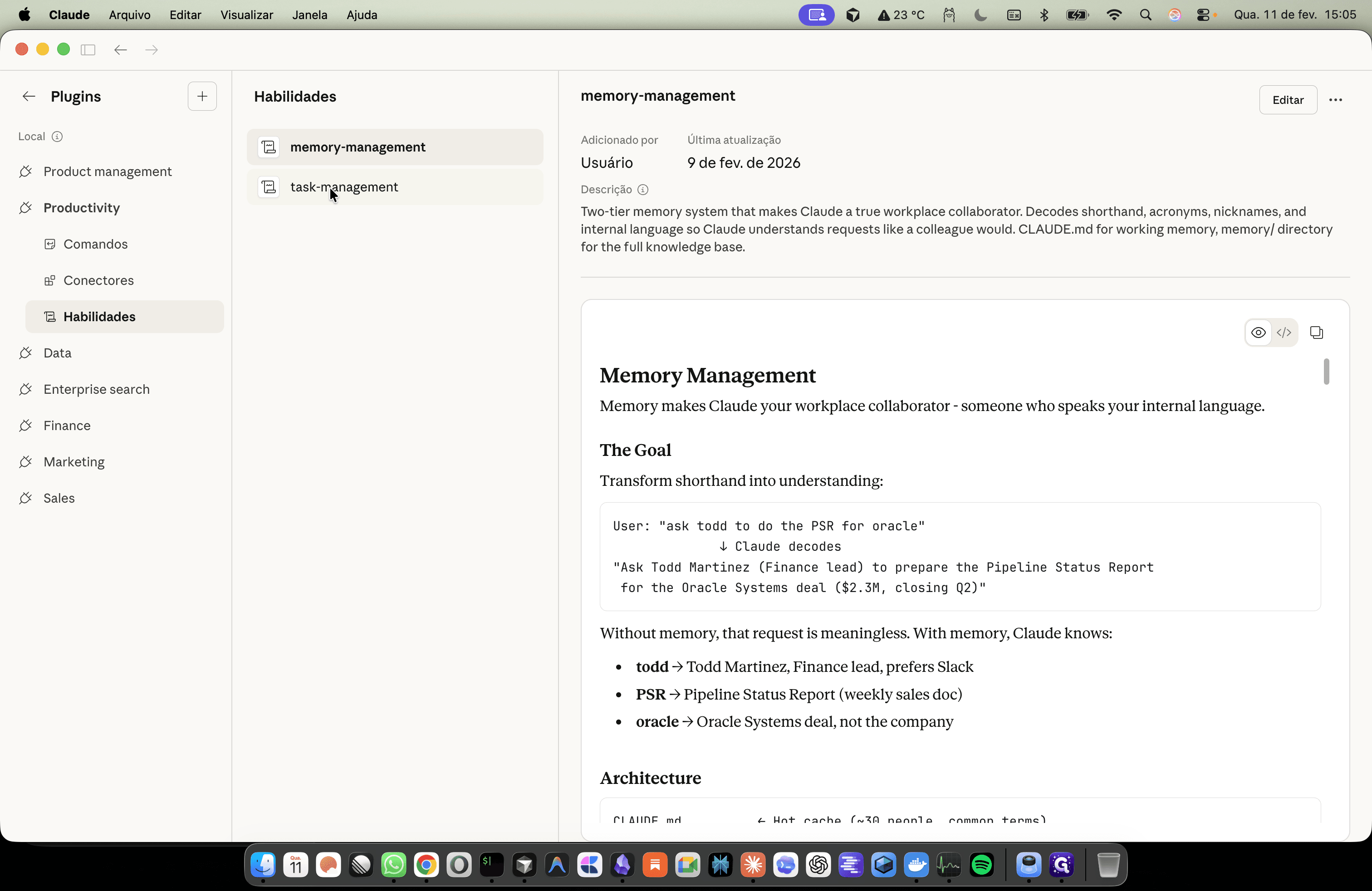 Step #38: Cliquem em "task - management"