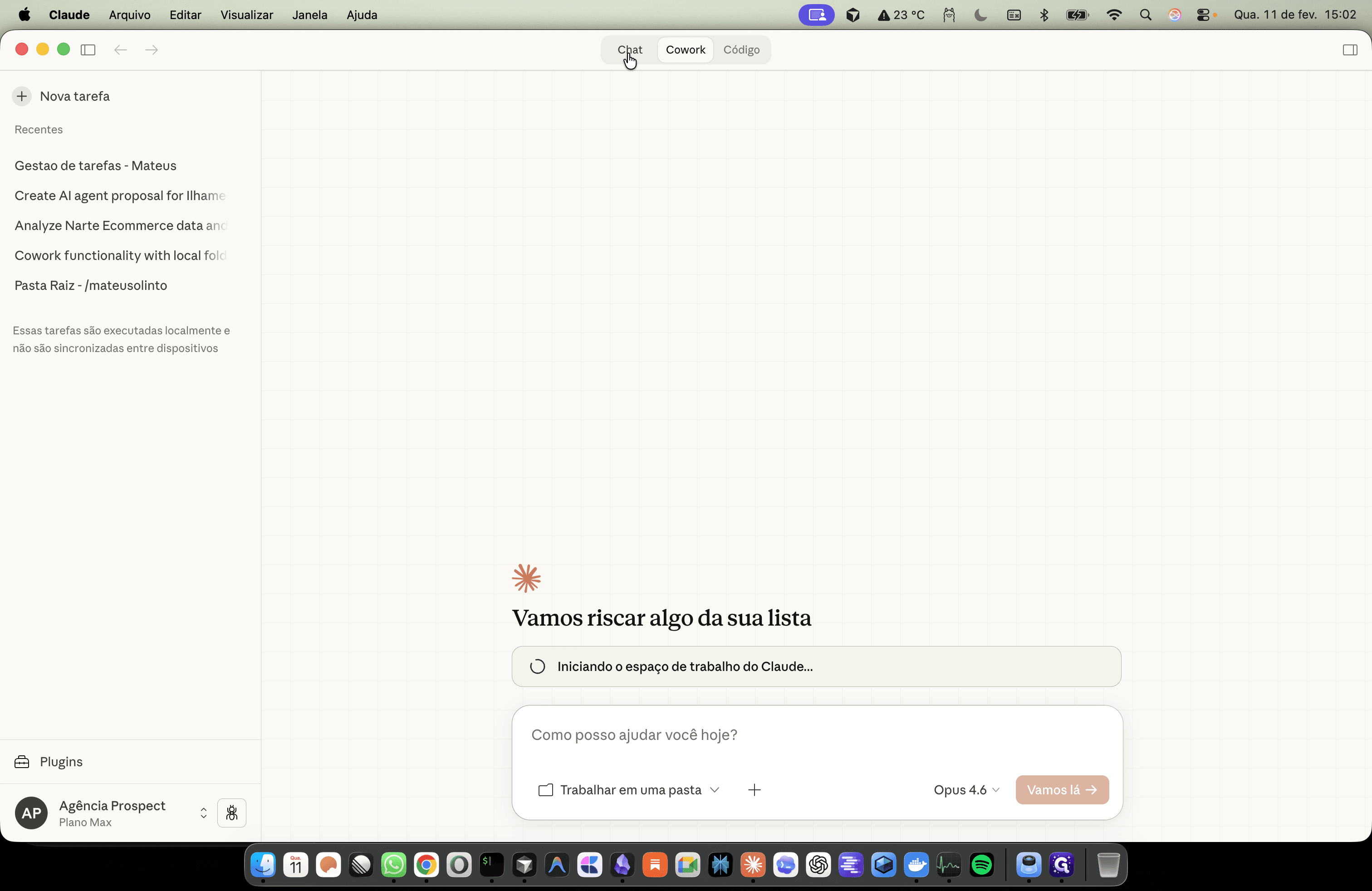 Step #2: Cliquem em "Chat"