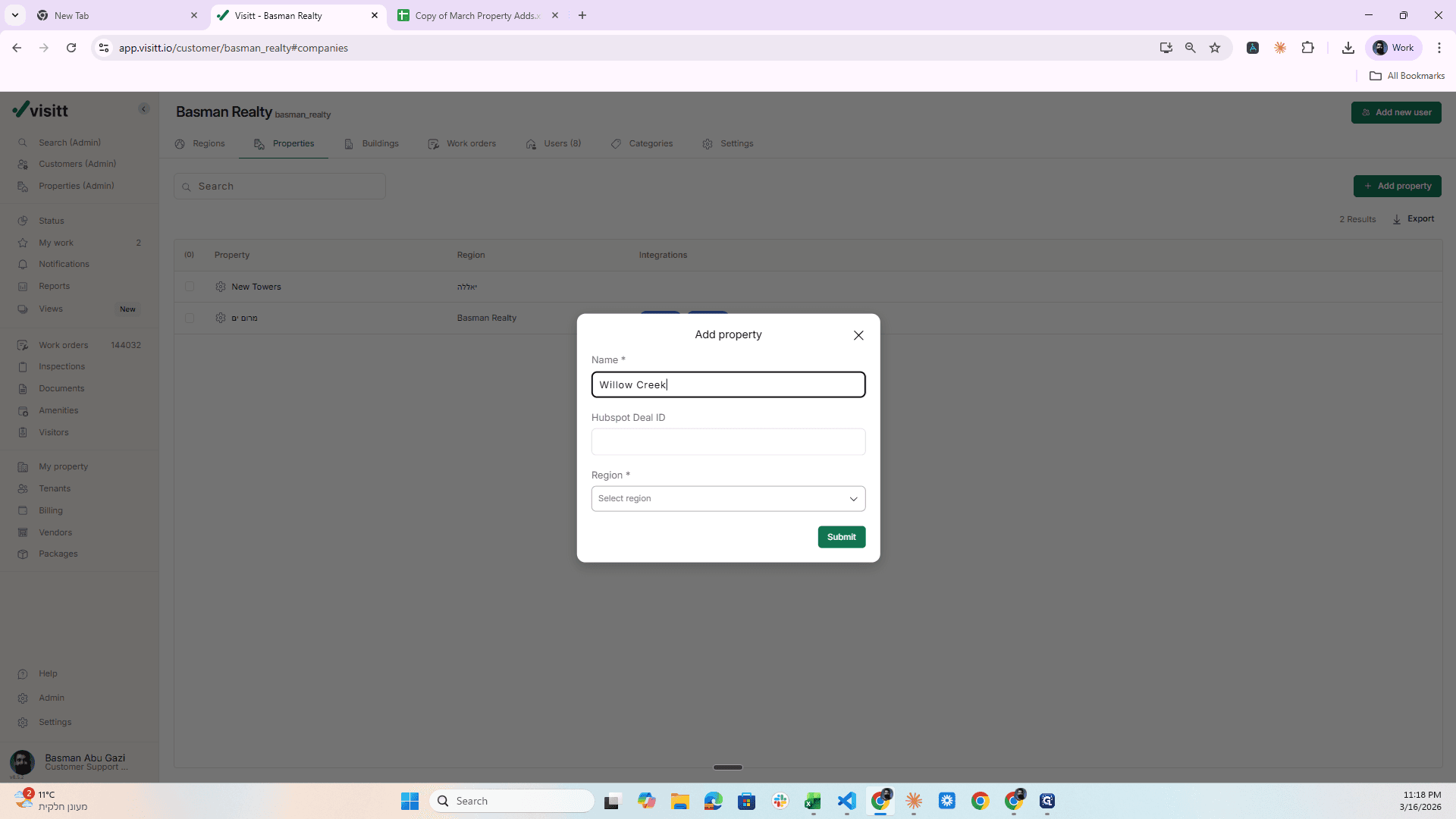 Step #9: Click on "Select region"