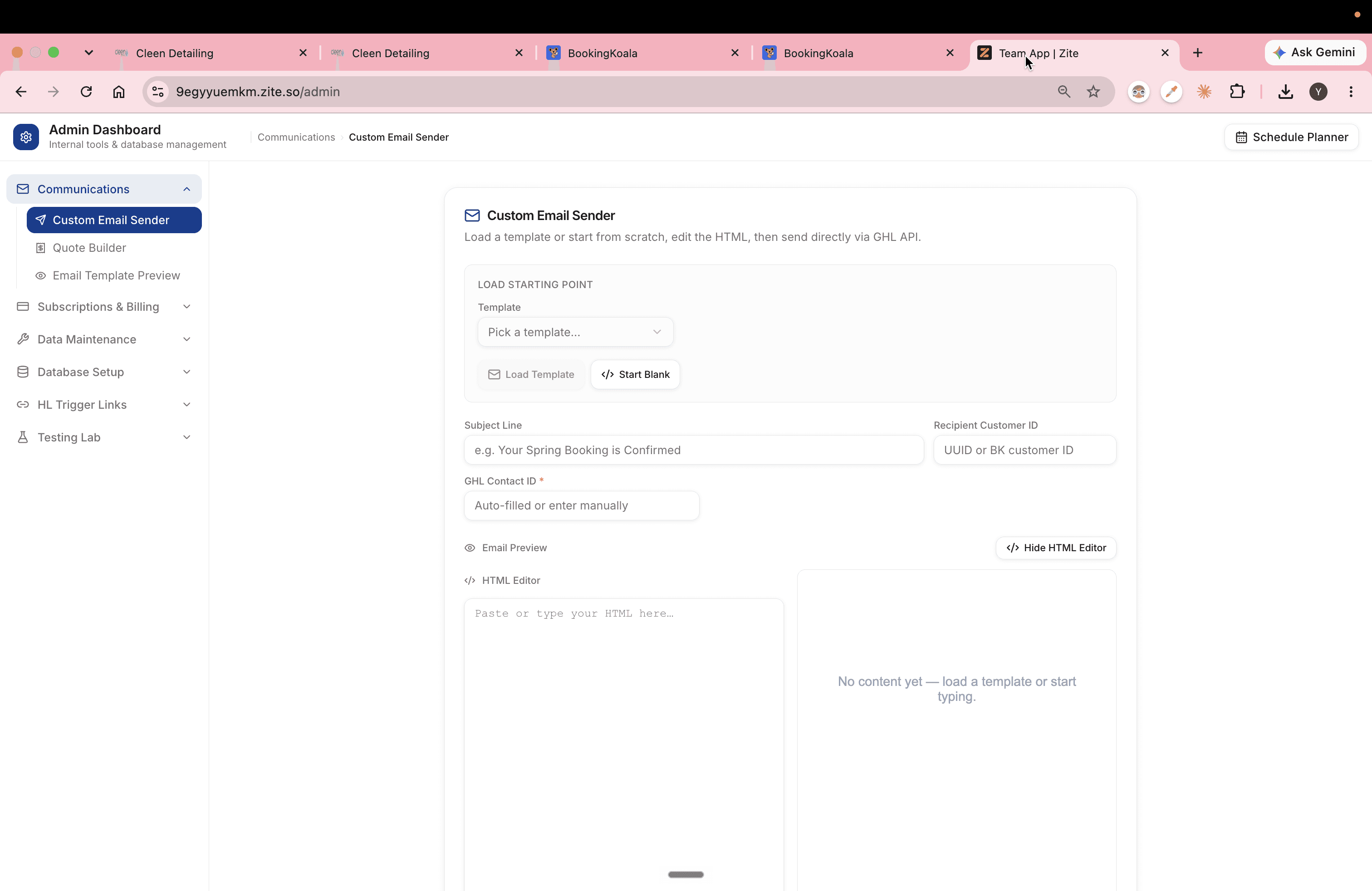 Step #4: Click the Team App | Zite browser tab.