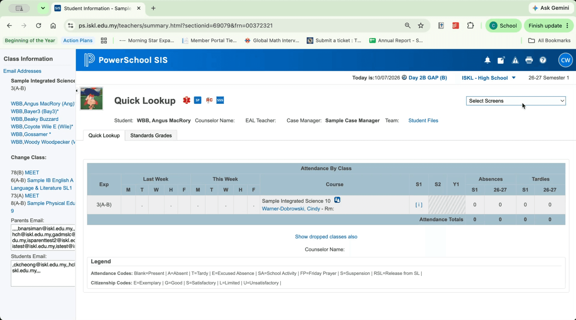 Step #3: Click the Select Screens dropdown menu.