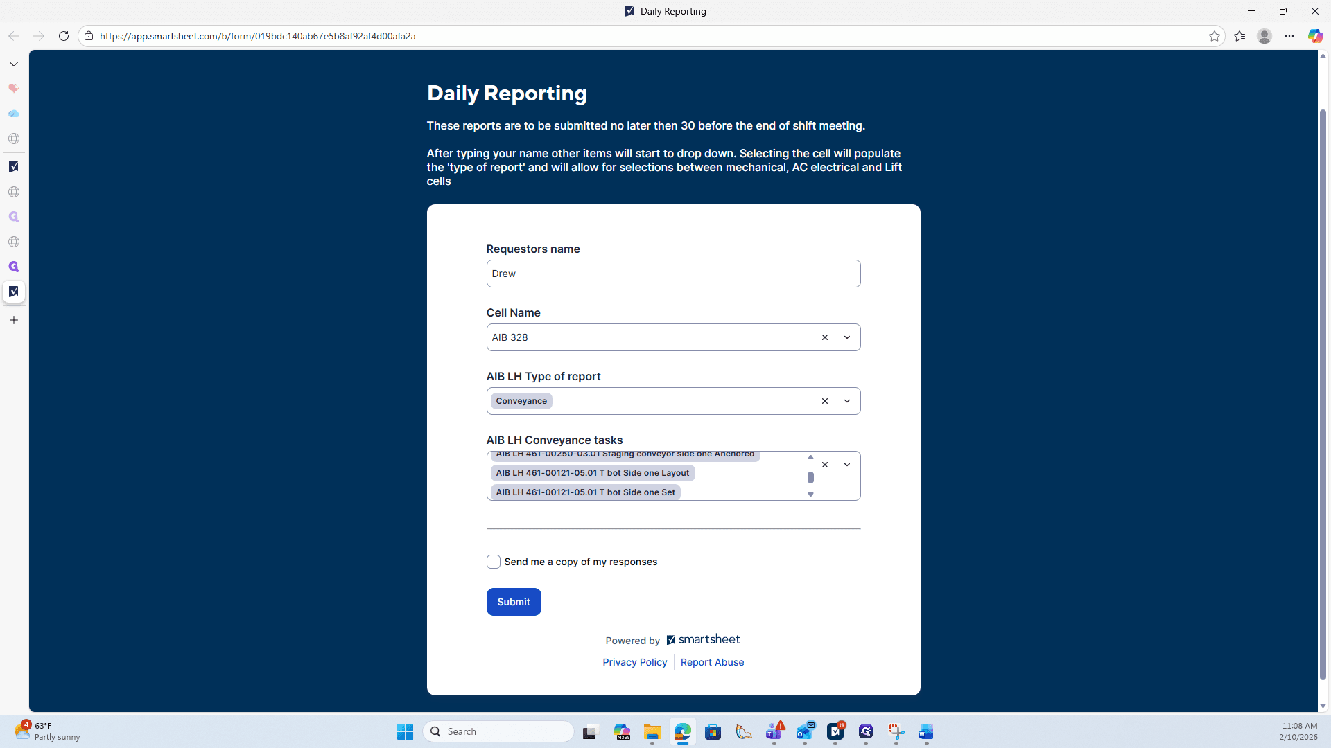 Step #18: Click on "Submit"