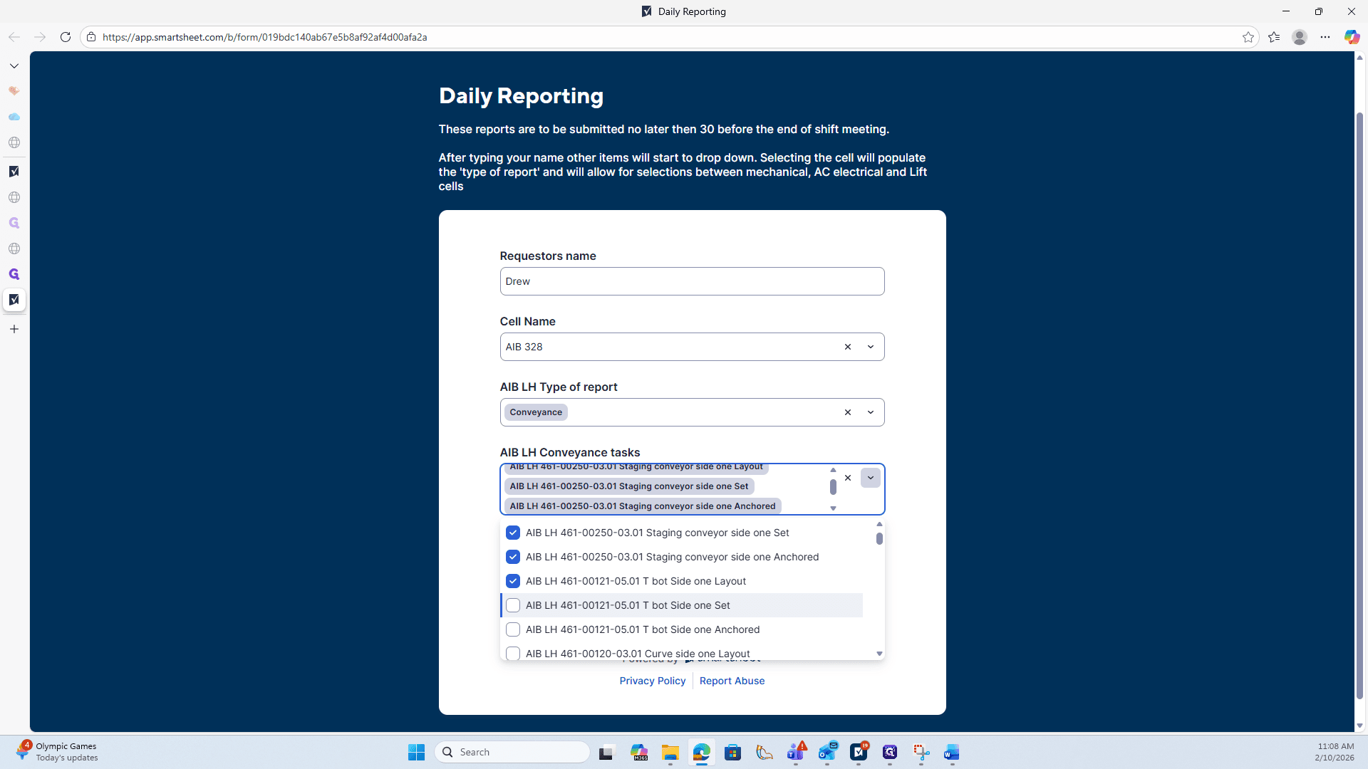 Step #13: Click on "AIB LH 461-00121-05.01 T bot Side one Set"