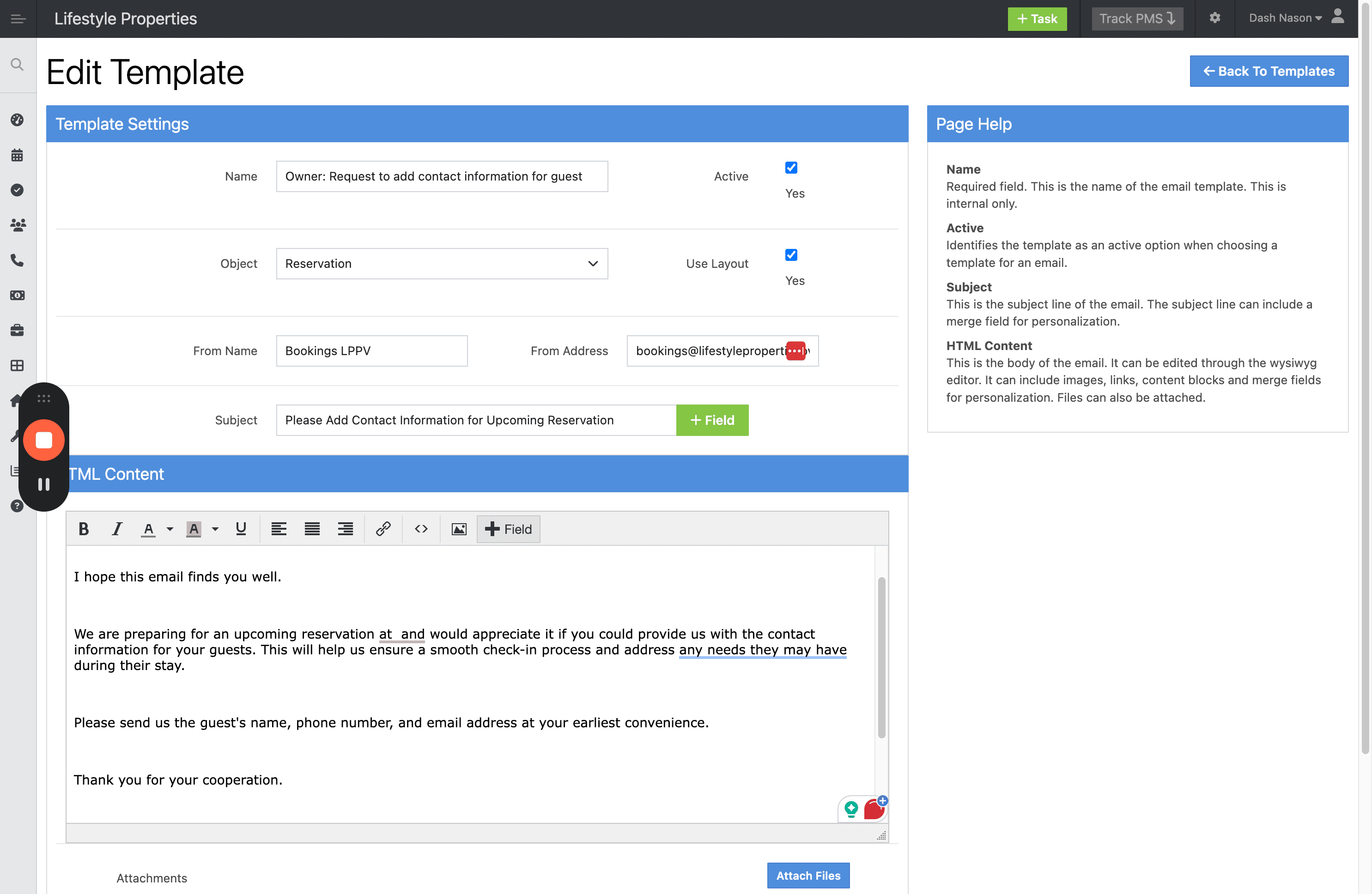 Step #8: Click "Field"