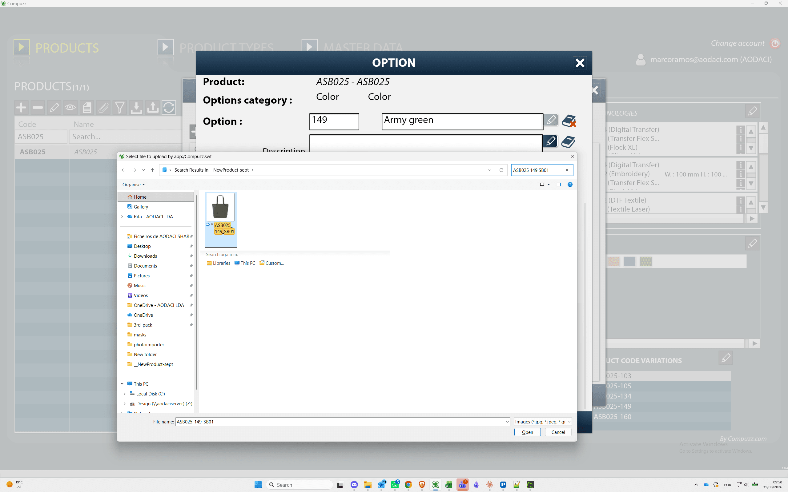 Step #41: Double-click on ASB025_149_SB01.