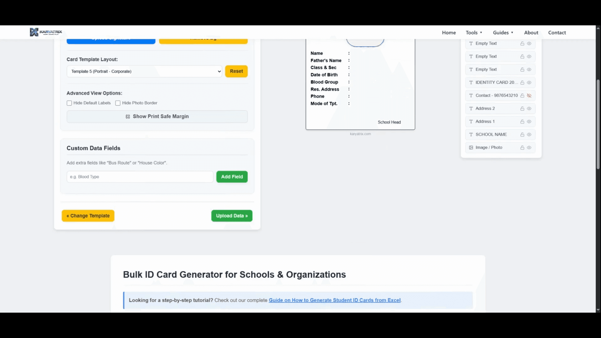 Step #4: To add extra information, type a new label (like "Age") under Custom Data Fields and click Add Field.