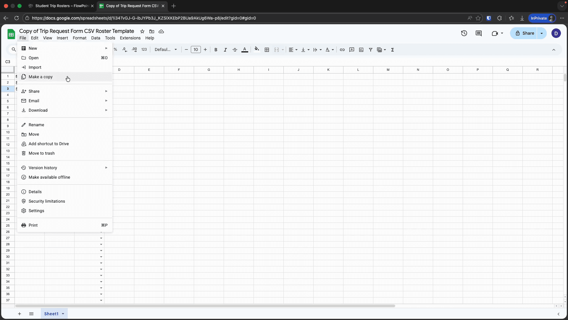 Step #13: Hover over the Download option.
