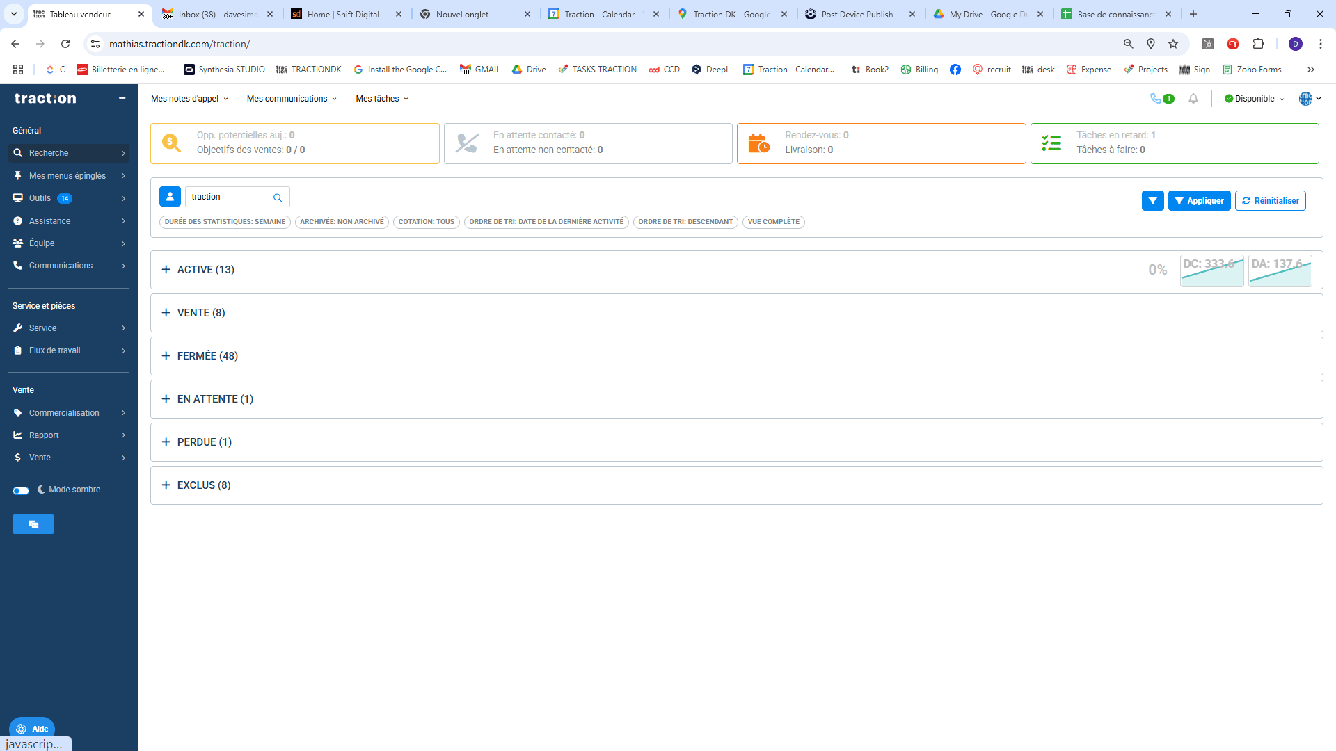 Step #1: Cliquez sur " Recherche"