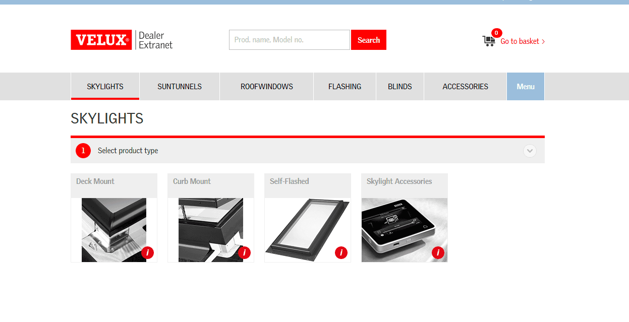 Step #2: Choose your product type.