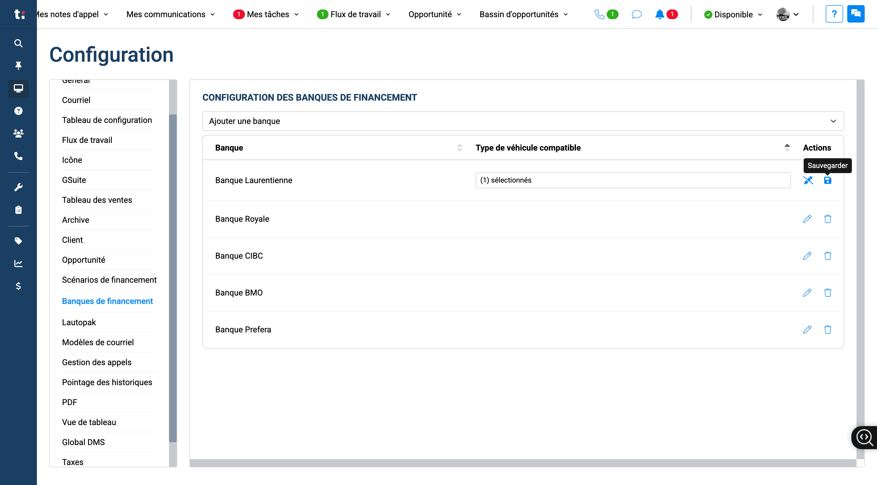 Step #10: Cliquez ici sur la sauvegarde