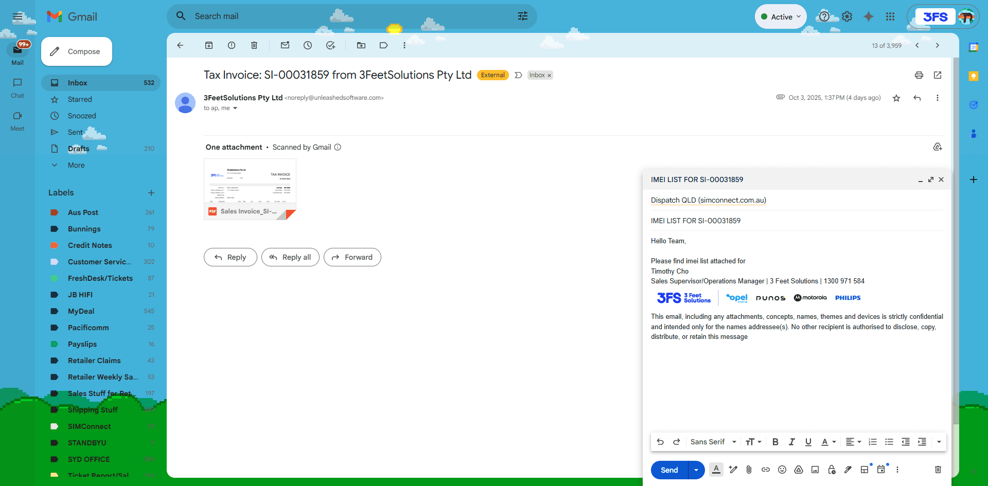 Step #10: Then structure email as below: