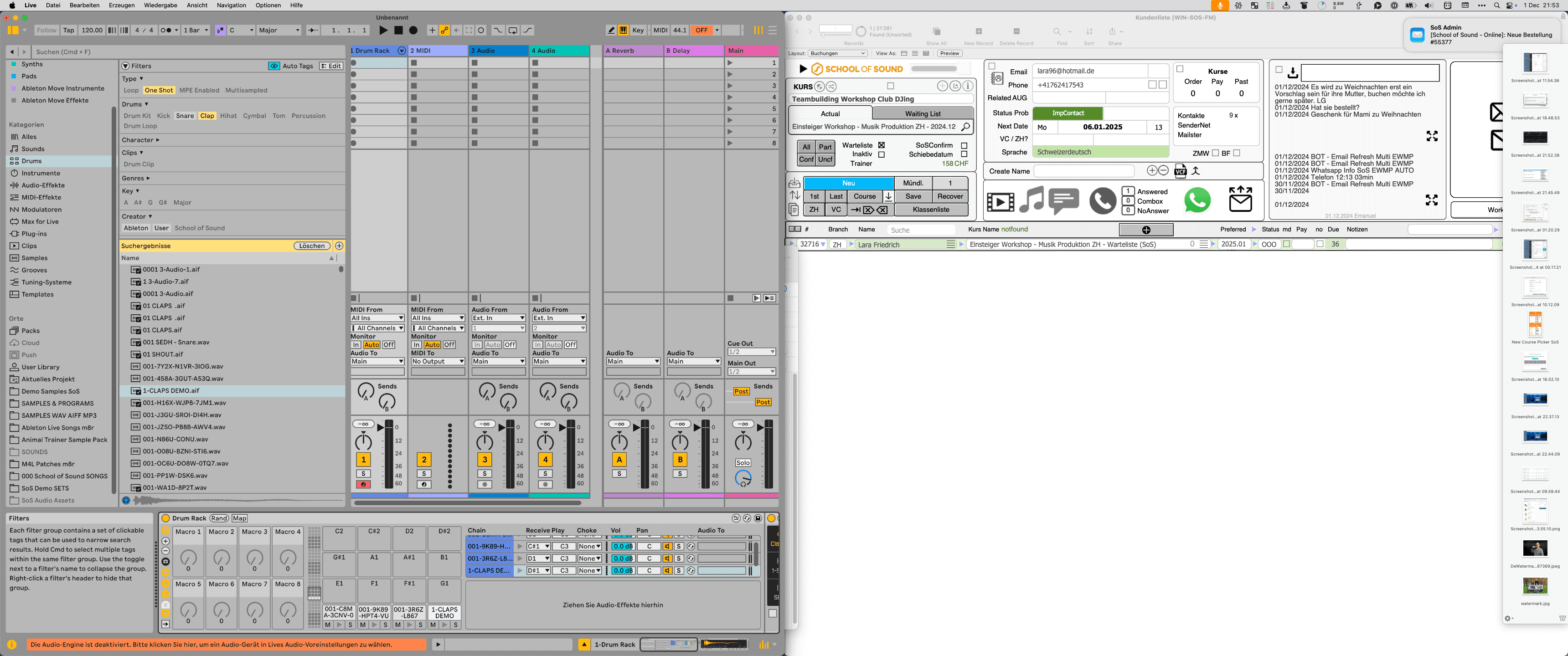 Step #28: Klicken Sie auf "Percussion"