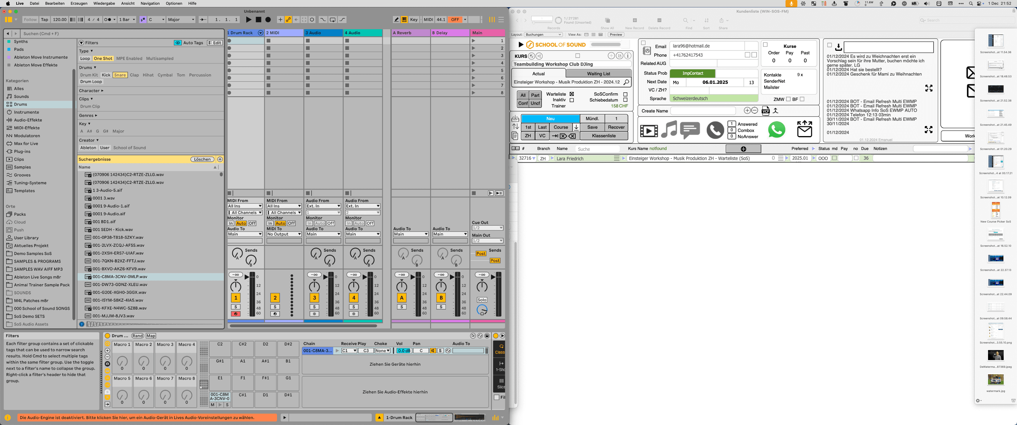 Step #17: Klicken Sie auf "Kick | Snare"