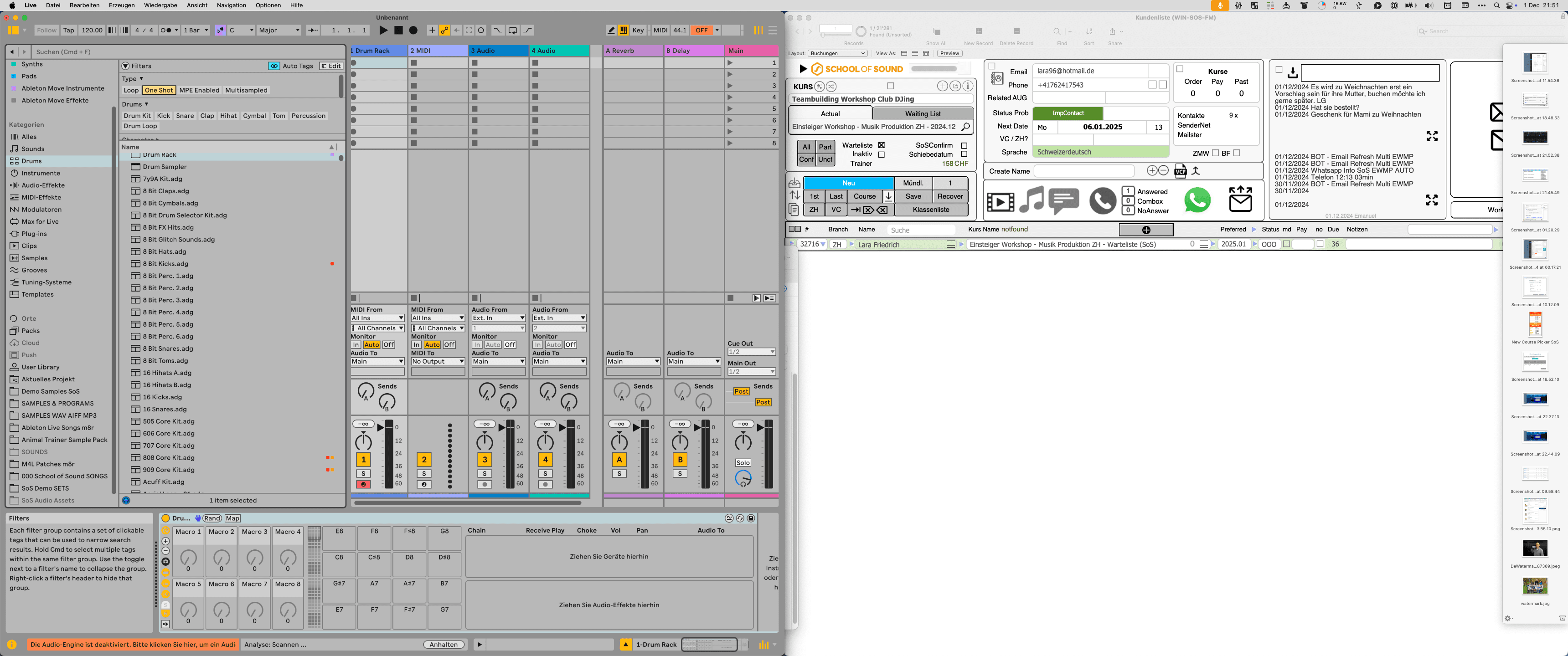Step #7: Klicken Sie auf "Loop One Shot MPE Enabled"
